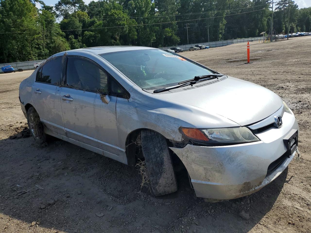 2008 Honda Civic Ex Silver vin: 2HGFA16848H308484