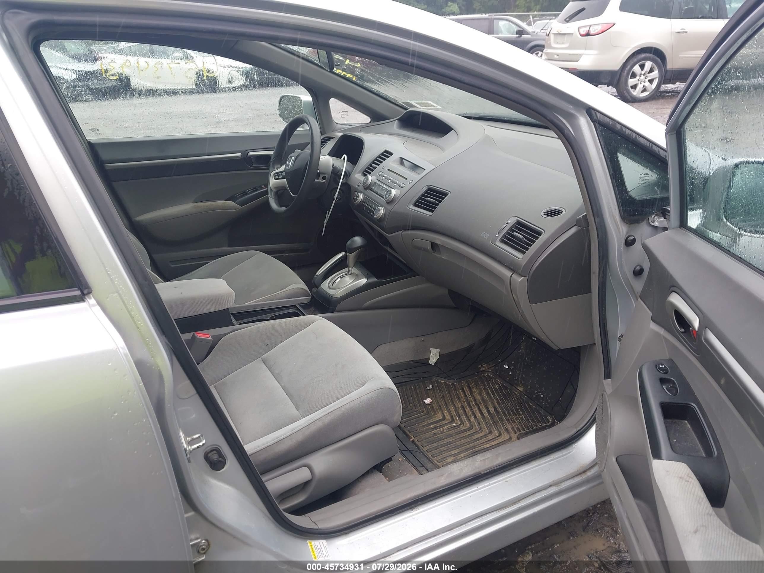 2008 Honda Civic Ex Silver vin: 2HGFA16848H355031