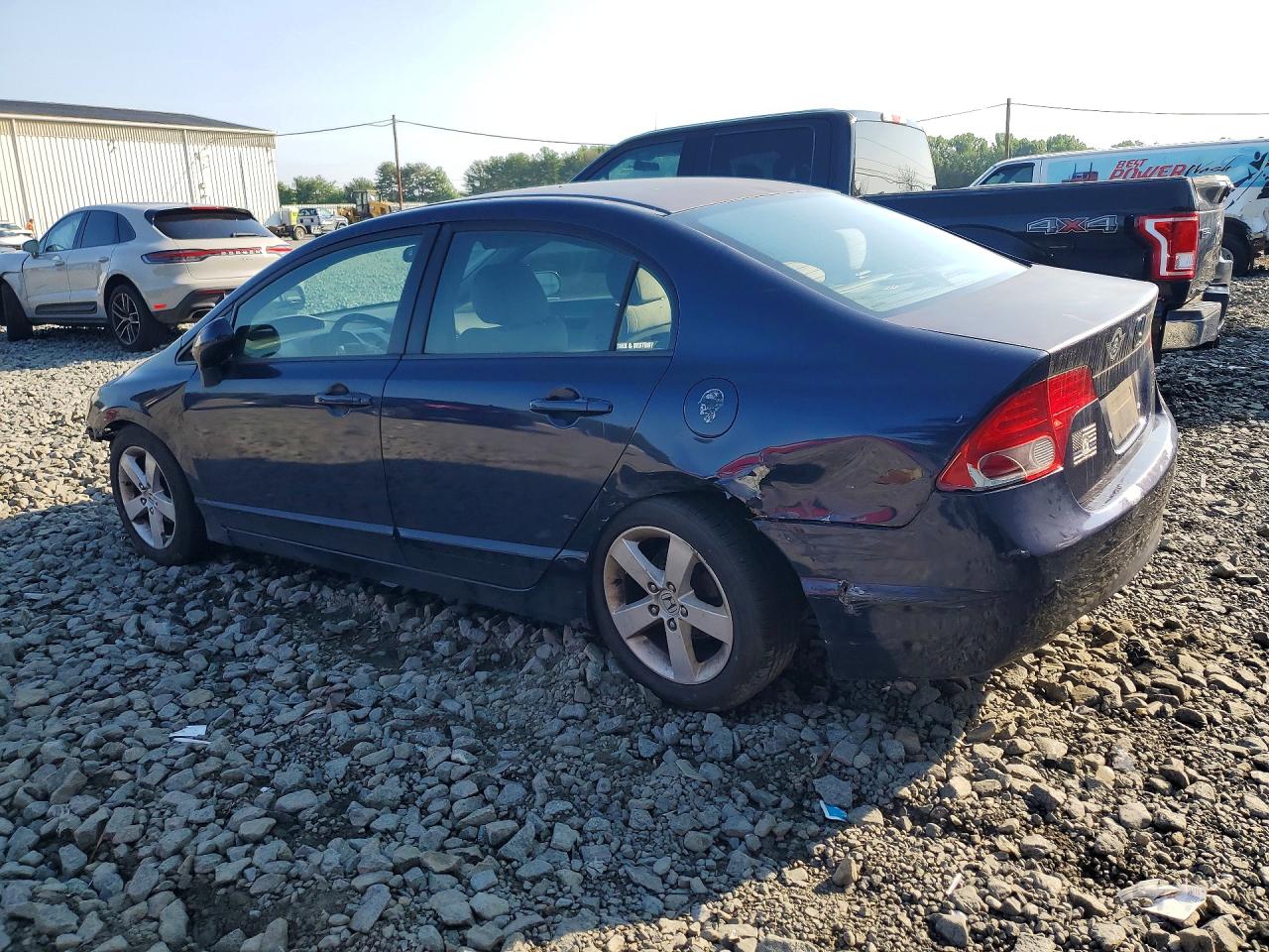 2008 Honda Civic Ex Синий vin: 2HGFA16848H500097