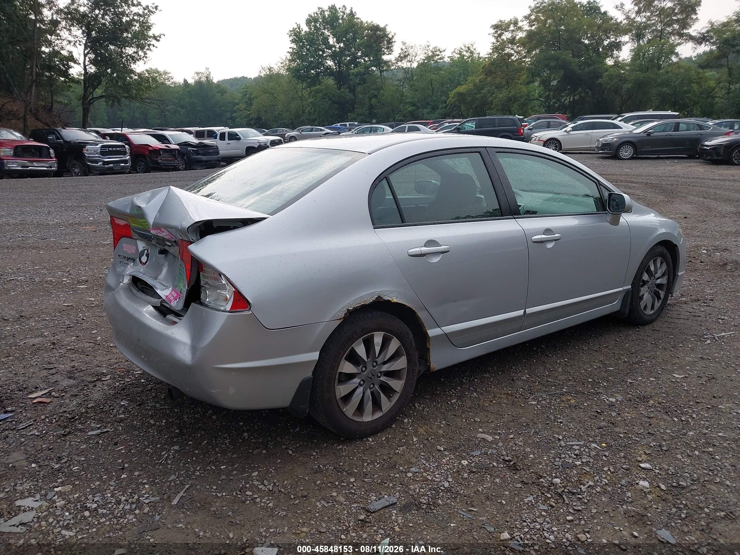 2009 Honda Civic Ex Серый vin: 2HGFA16849H346217