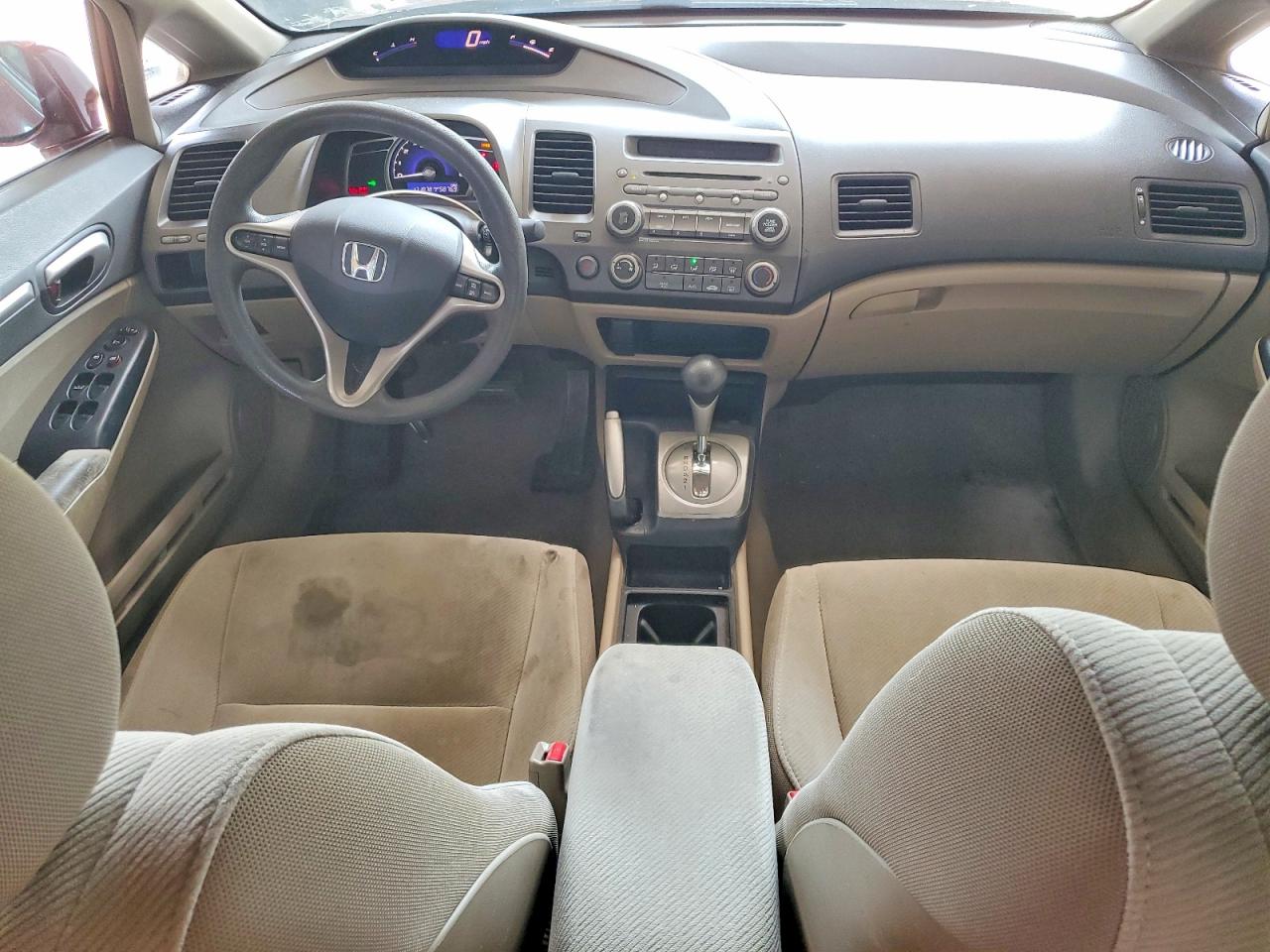 2009 Honda Civic Ex Red vin: 2HGFA16849H520741
