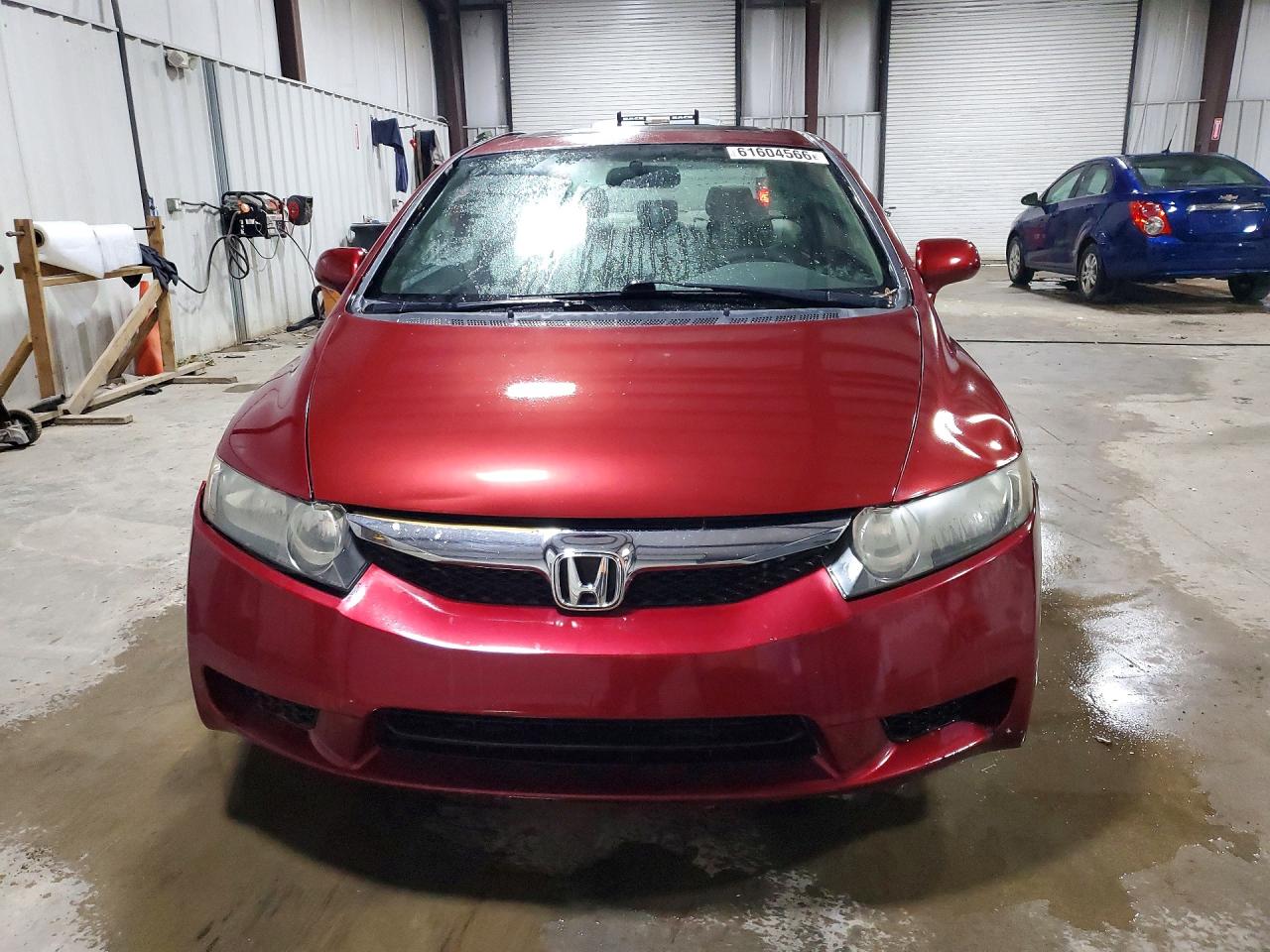 2009 Honda Civic Ex Red vin: 2HGFA16849H520741