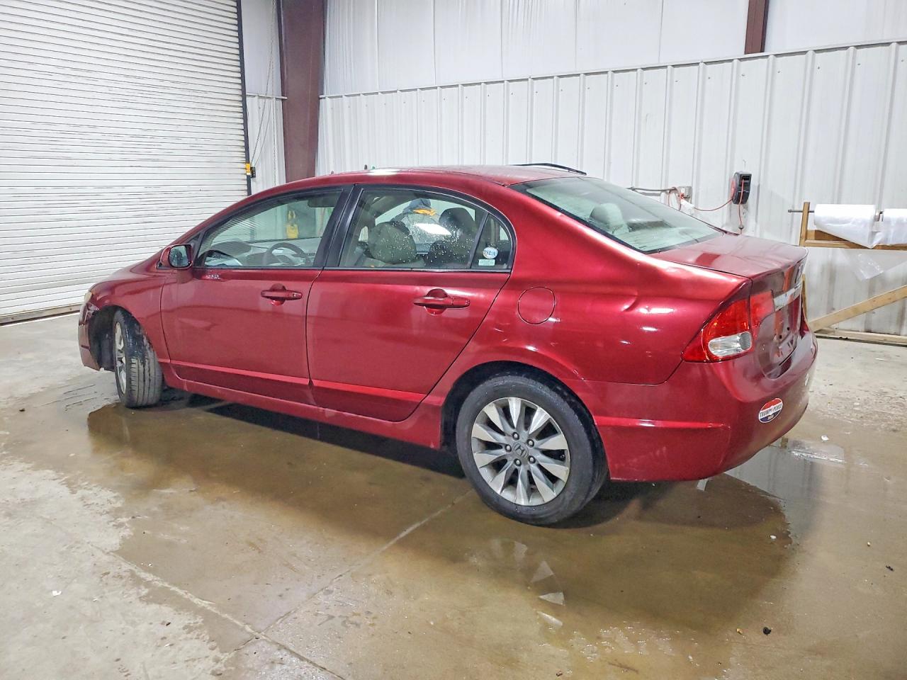2009 Honda Civic Ex Red vin: 2HGFA16849H520741