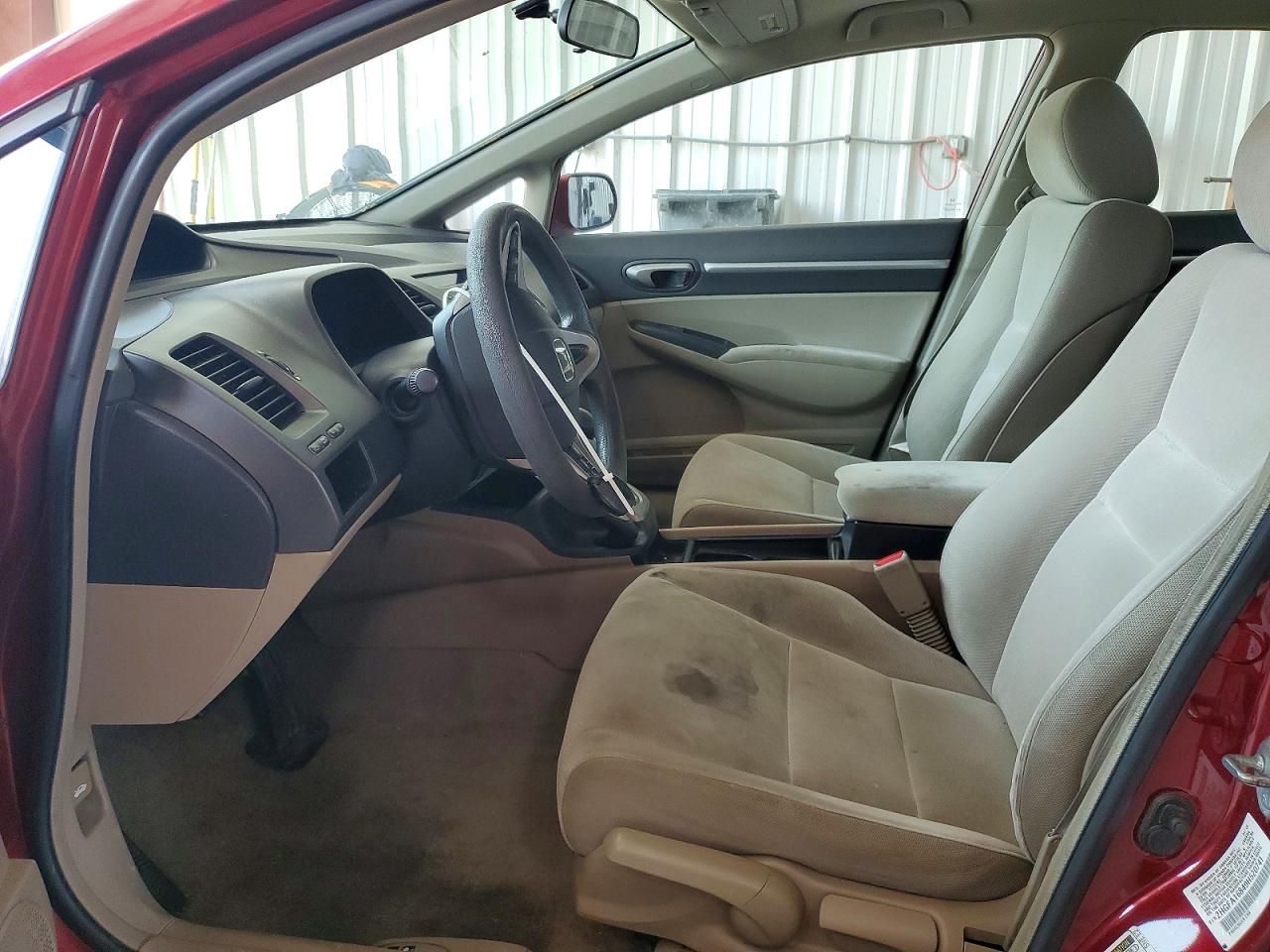2009 Honda Civic Ex Red vin: 2HGFA16849H520741