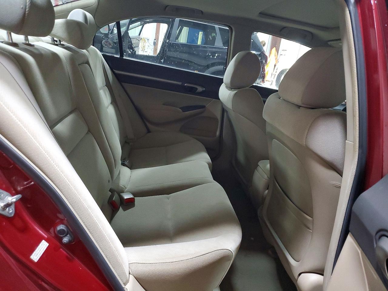 2009 Honda Civic Ex Red vin: 2HGFA16849H520741