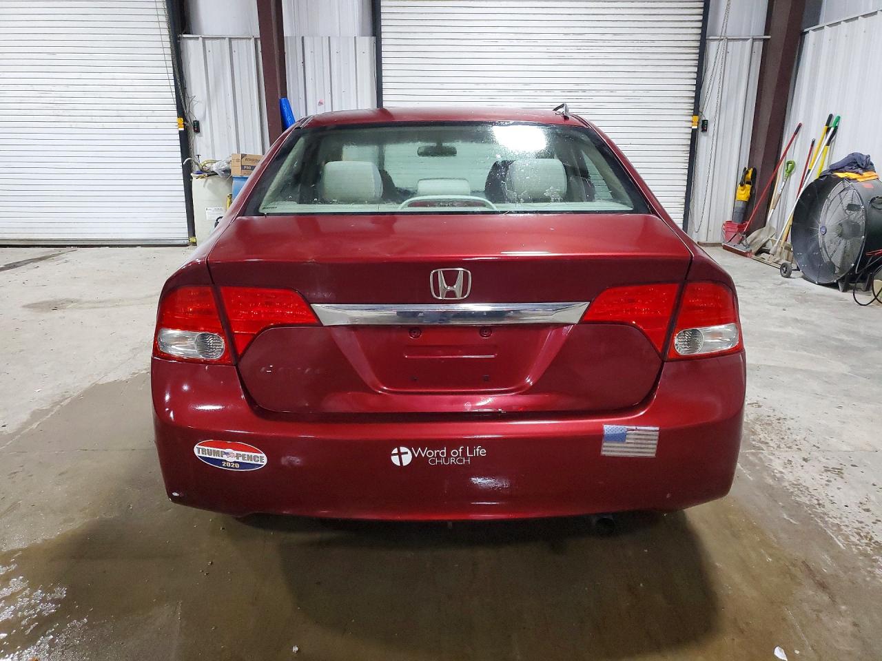 2009 Honda Civic Ex Red vin: 2HGFA16849H520741
