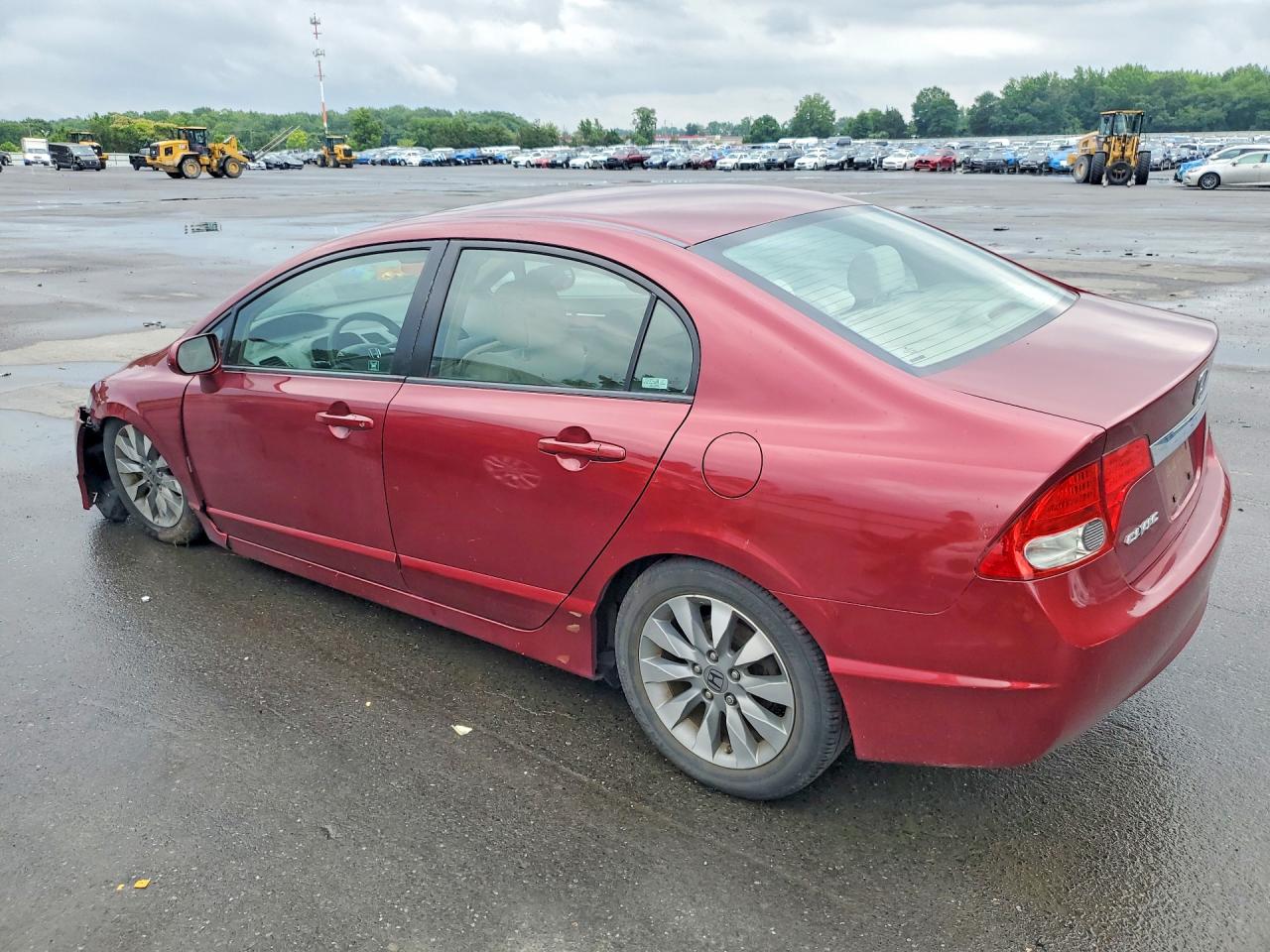 2009 Honda Civic Ex Red vin: 2HGFA16849H525714