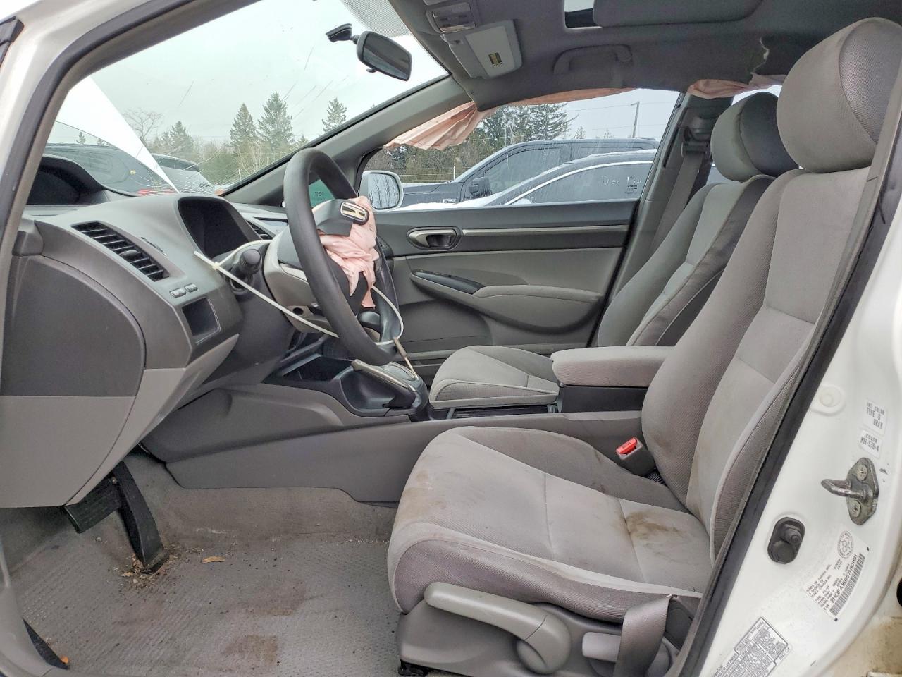 2007 Honda Civic Ex White vin: 2HGFA16857H101181