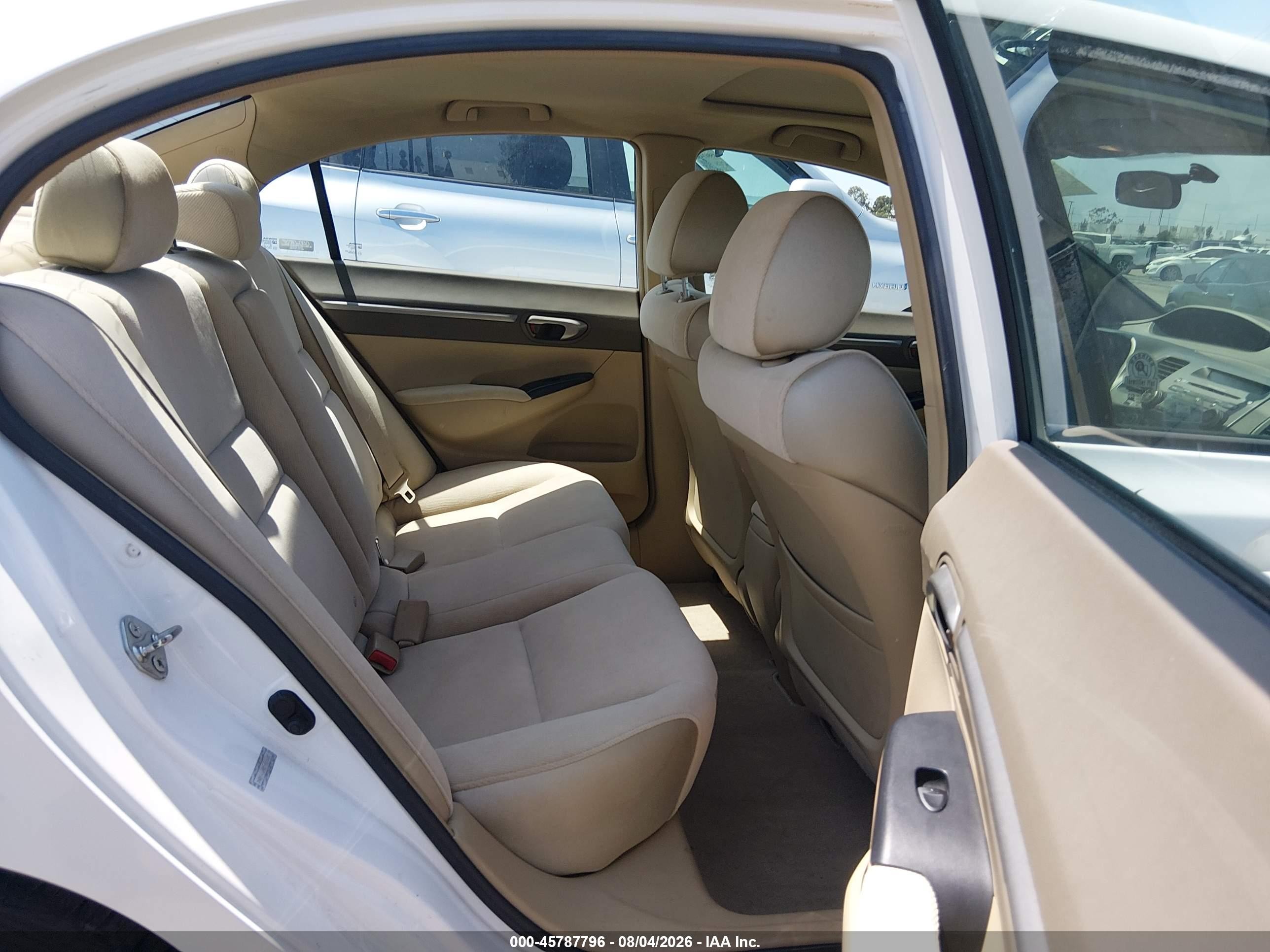 2007 Honda Civic Ex White vin: 2HGFA16857H503637