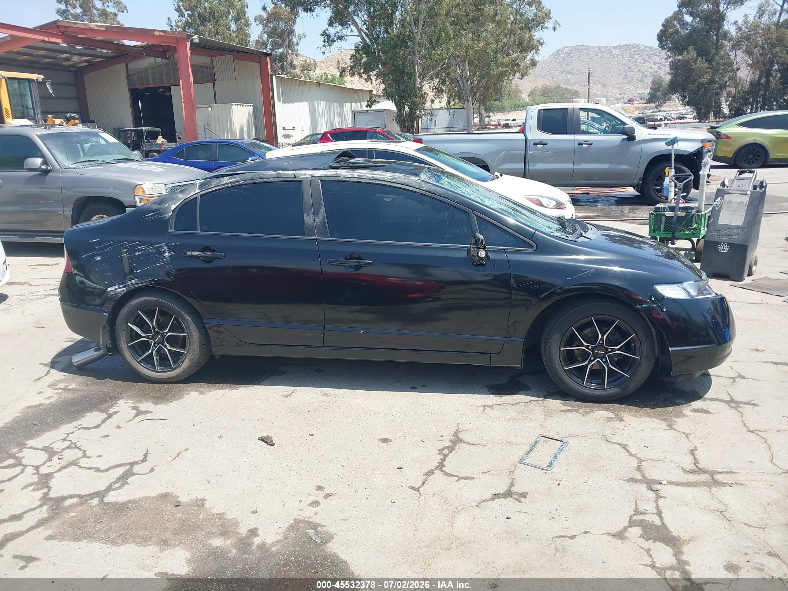 2008 Honda Civic Ex Black vin: 2HGFA16858H306288