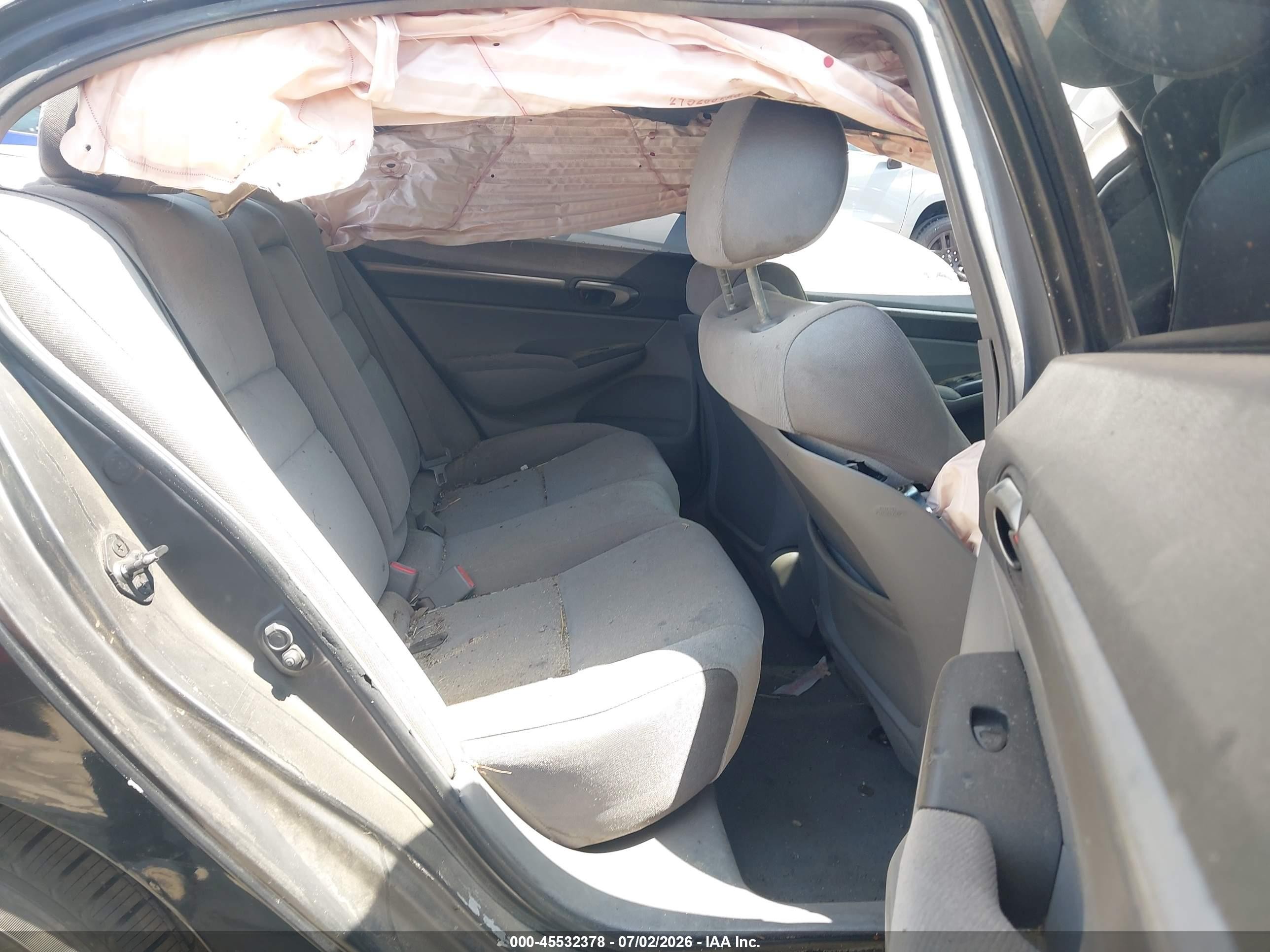 2008 Honda Civic Ex Black vin: 2HGFA16858H306288