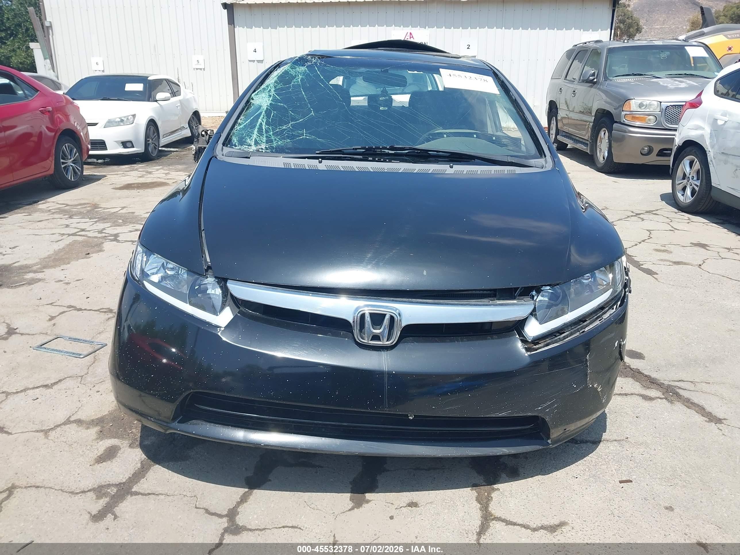 2008 Honda Civic Ex Black vin: 2HGFA16858H306288