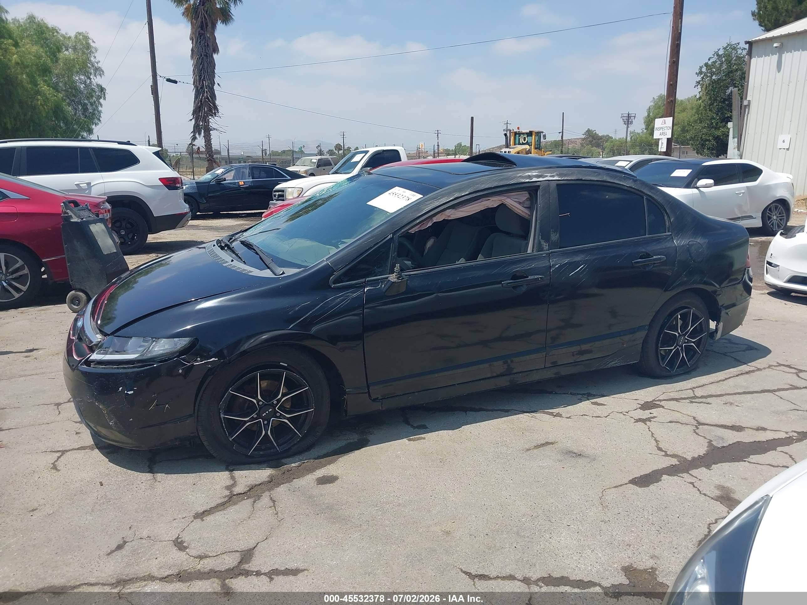 2008 Honda Civic Ex Black vin: 2HGFA16858H306288