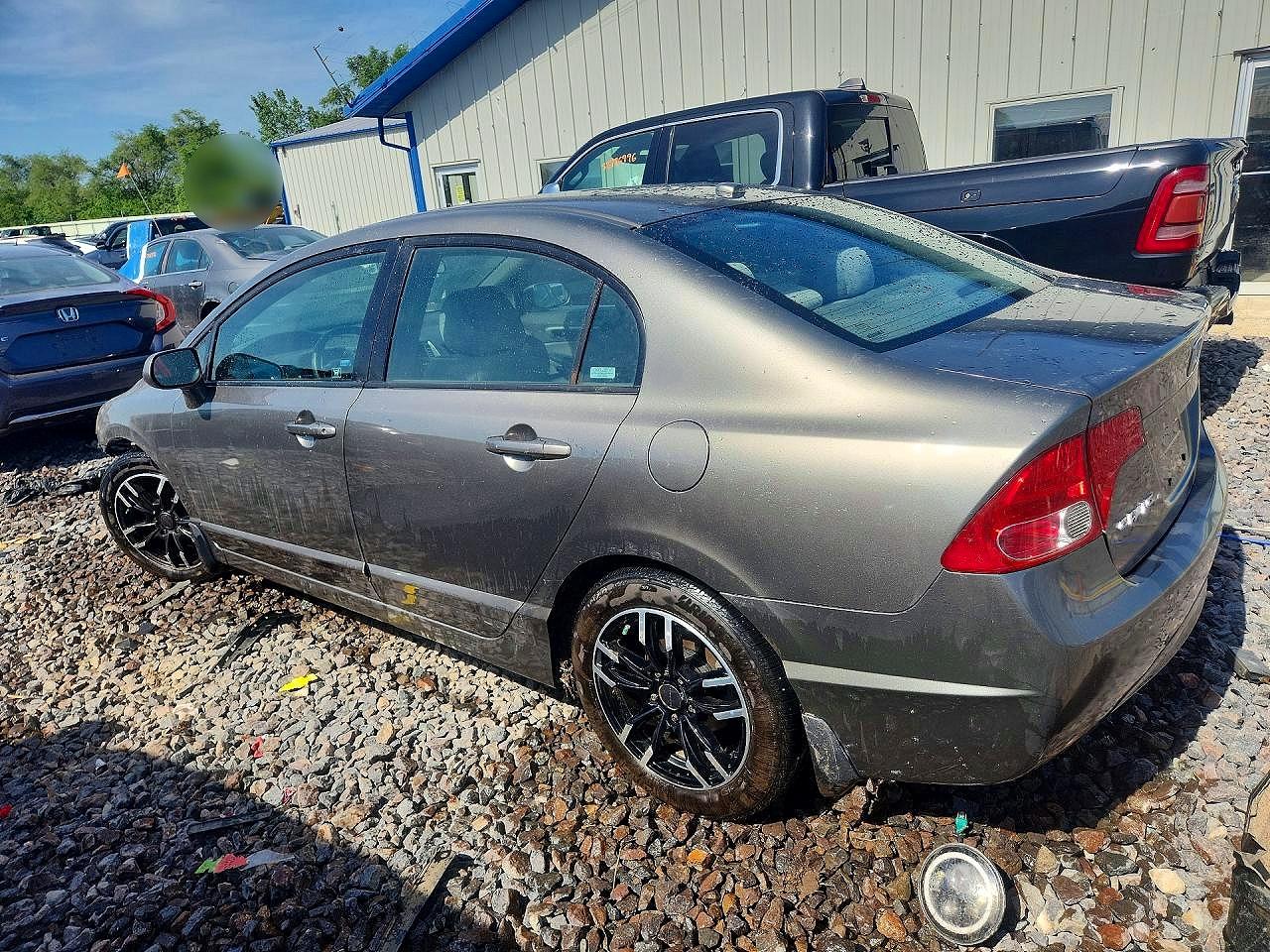 2008 Honda Civic Ex Silver vin: 2HGFA16858H310034