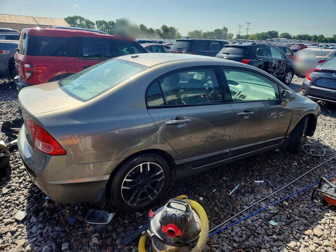 2008 Honda Civic Ex Silver vin: 2HGFA16858H310034