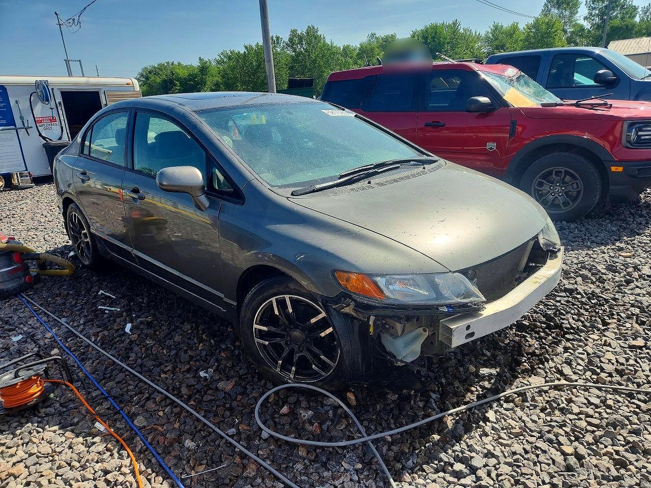 2008 Honda Civic Ex Silver vin: 2HGFA16858H310034