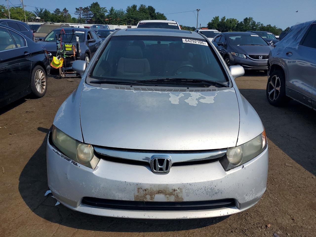 2008 Honda Civic Ex Gray vin: 2HGFA16858H312446