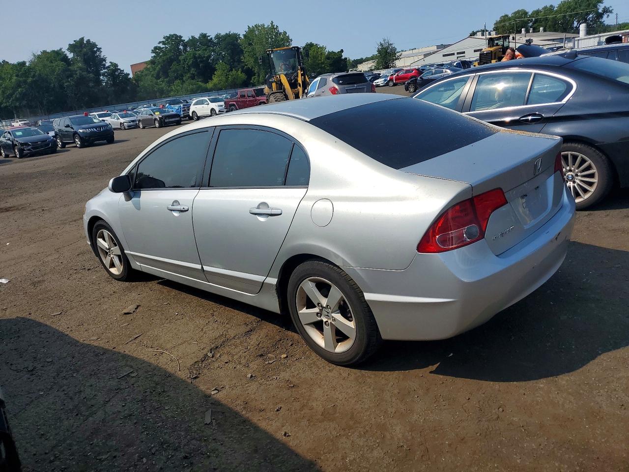 2008 Honda Civic Ex Gray vin: 2HGFA16858H312446