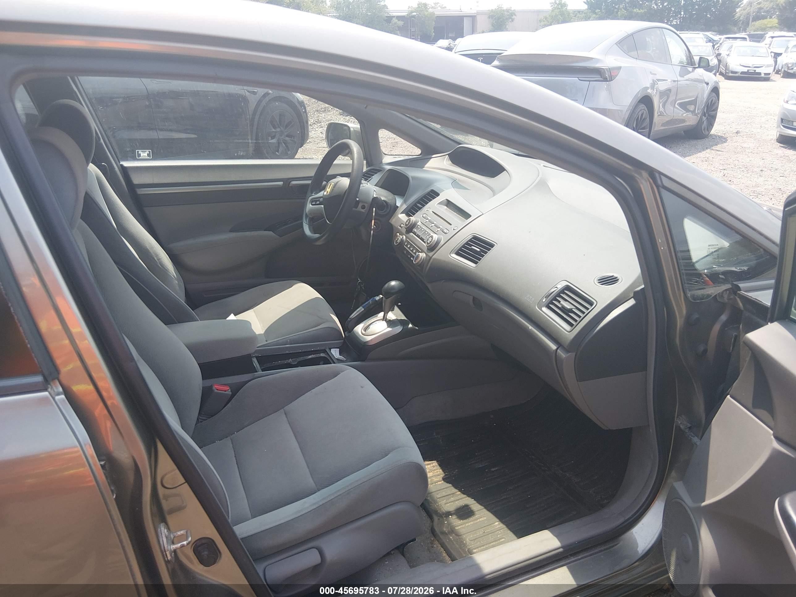 2008 Honda Civic Ex Gray vin: 2HGFA16858H314729