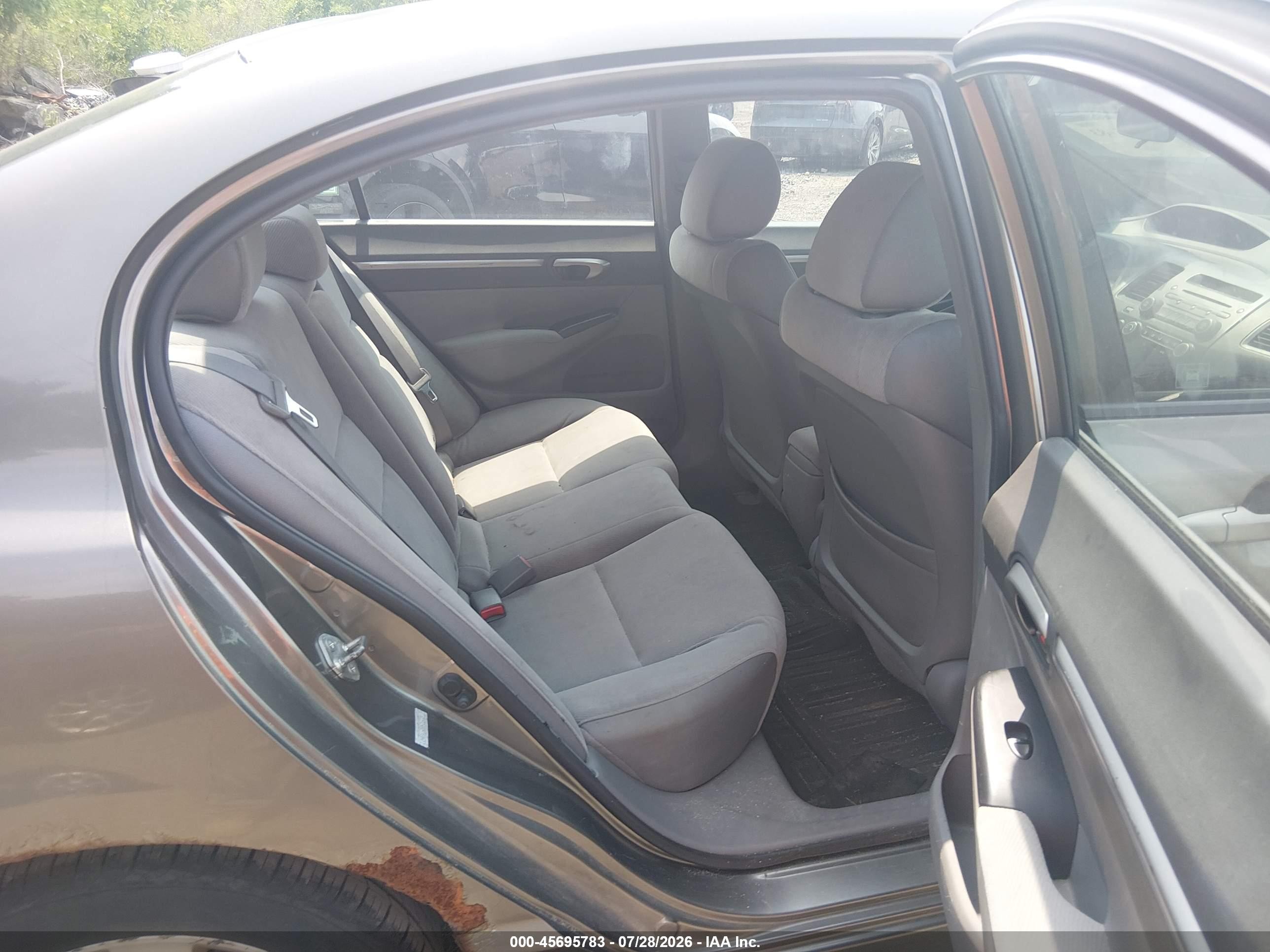2008 Honda Civic Ex Gray vin: 2HGFA16858H314729