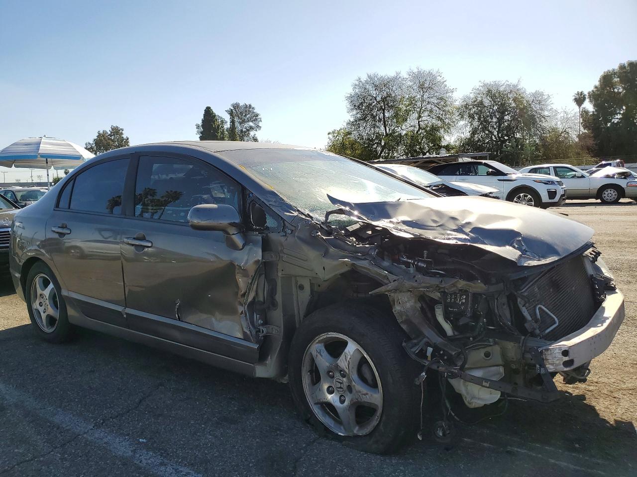2008 Honda Civic Ex Gray vin: 2HGFA16858H315640