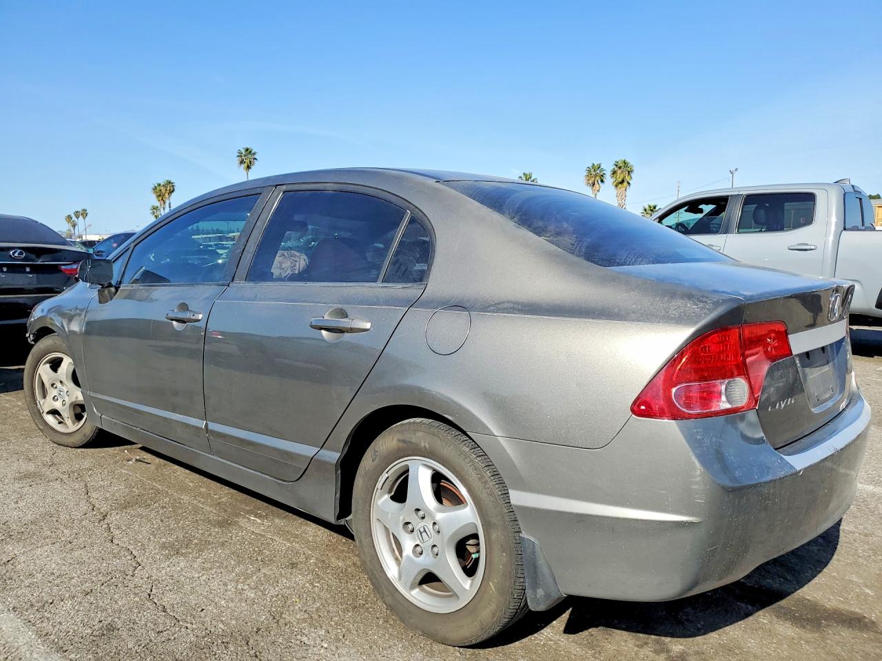 2008 Honda Civic Ex Gray vin: 2HGFA16858H315640