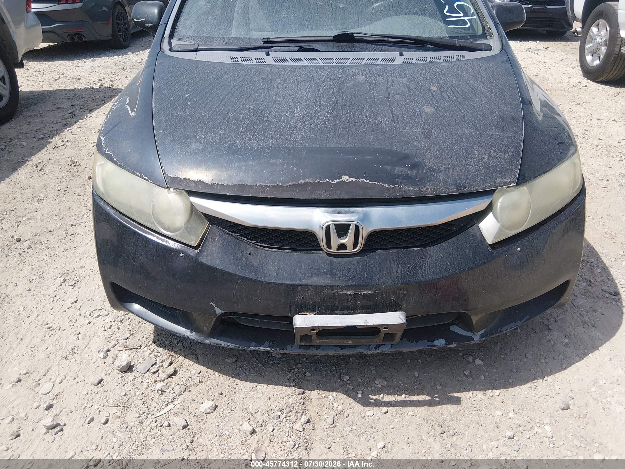 2009 Honda Civic Ex Black vin: 2HGFA16859H309287