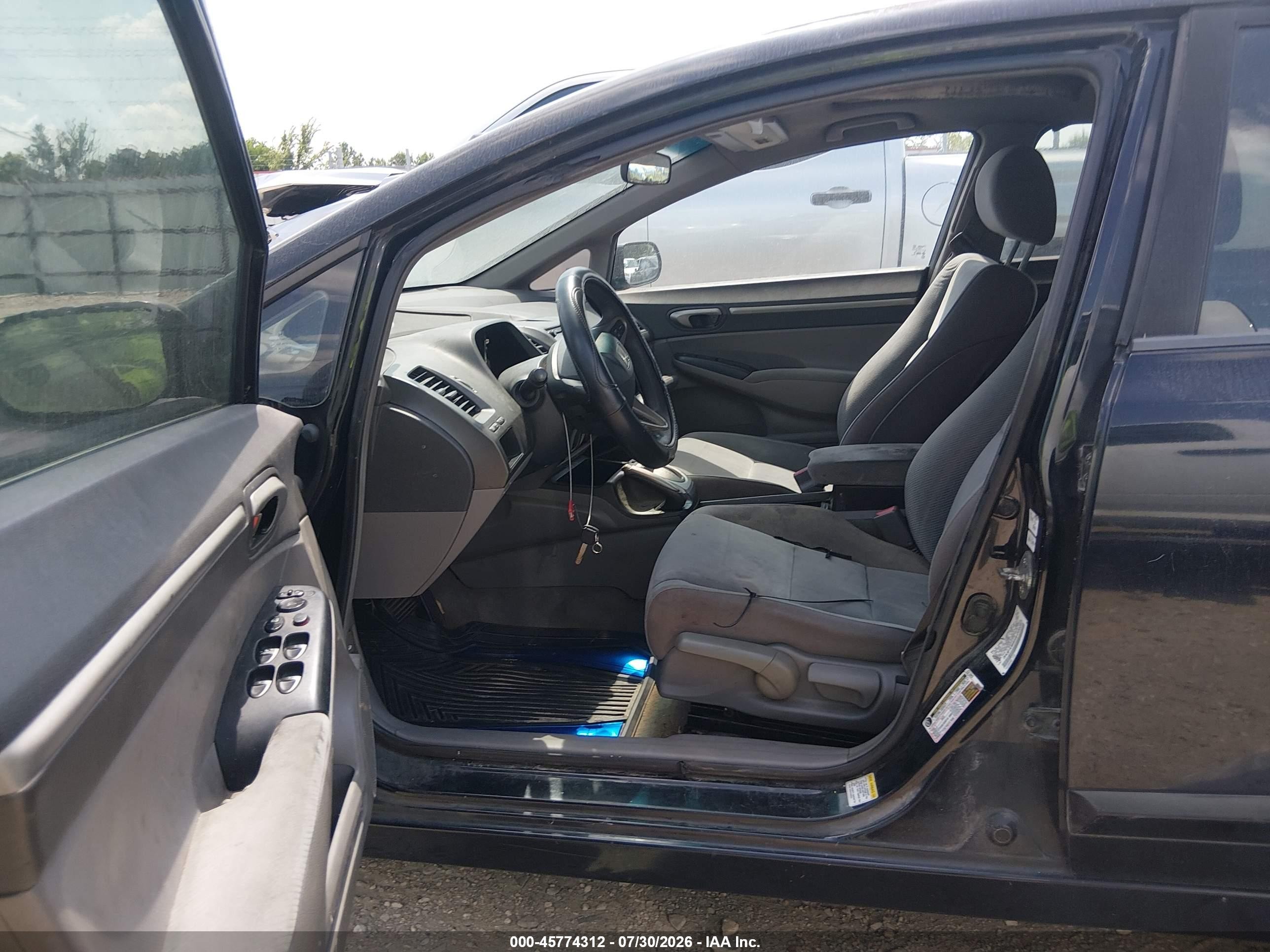 2009 Honda Civic Ex Black vin: 2HGFA16859H309287