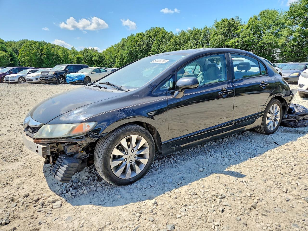 2009 Honda Civic Ex Black vin: 2HGFA16859H320290