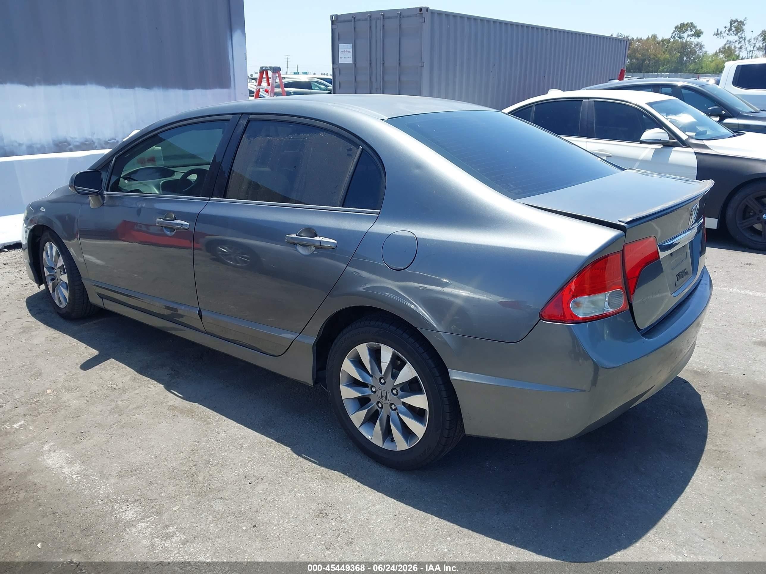 2009 Honda Civic Ex Gray vin: 2HGFA16859H340667