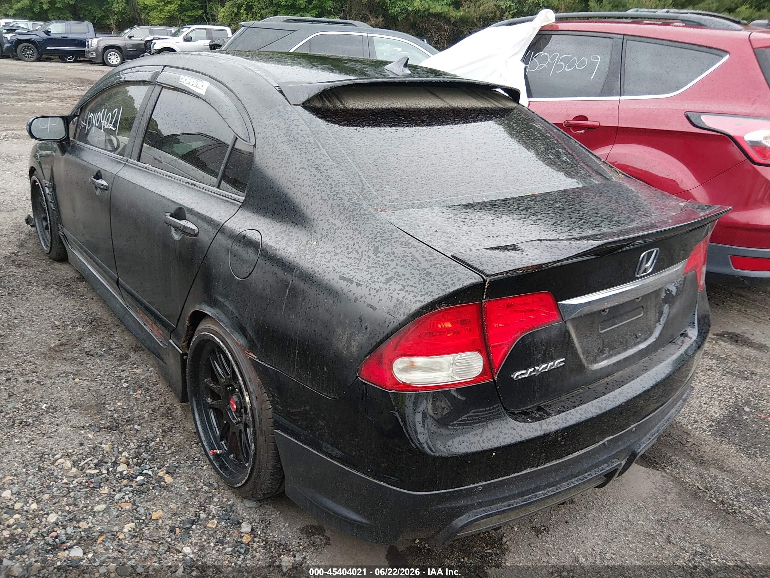 2009 Honda Civic Ex Black vin: 2HGFA16859H515872