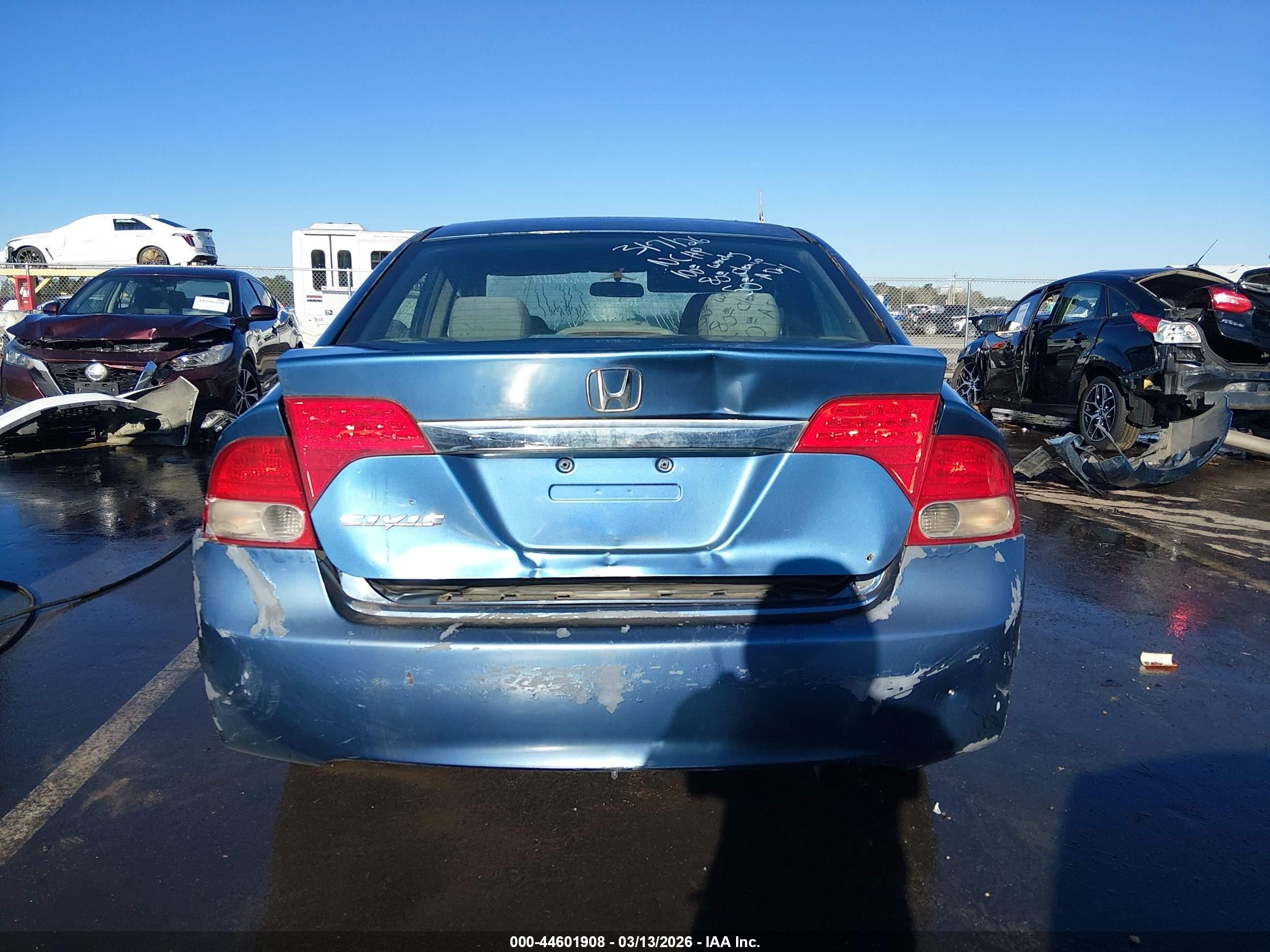 2009 Honda Civic Ex Blue vin: 2HGFA16859H537550