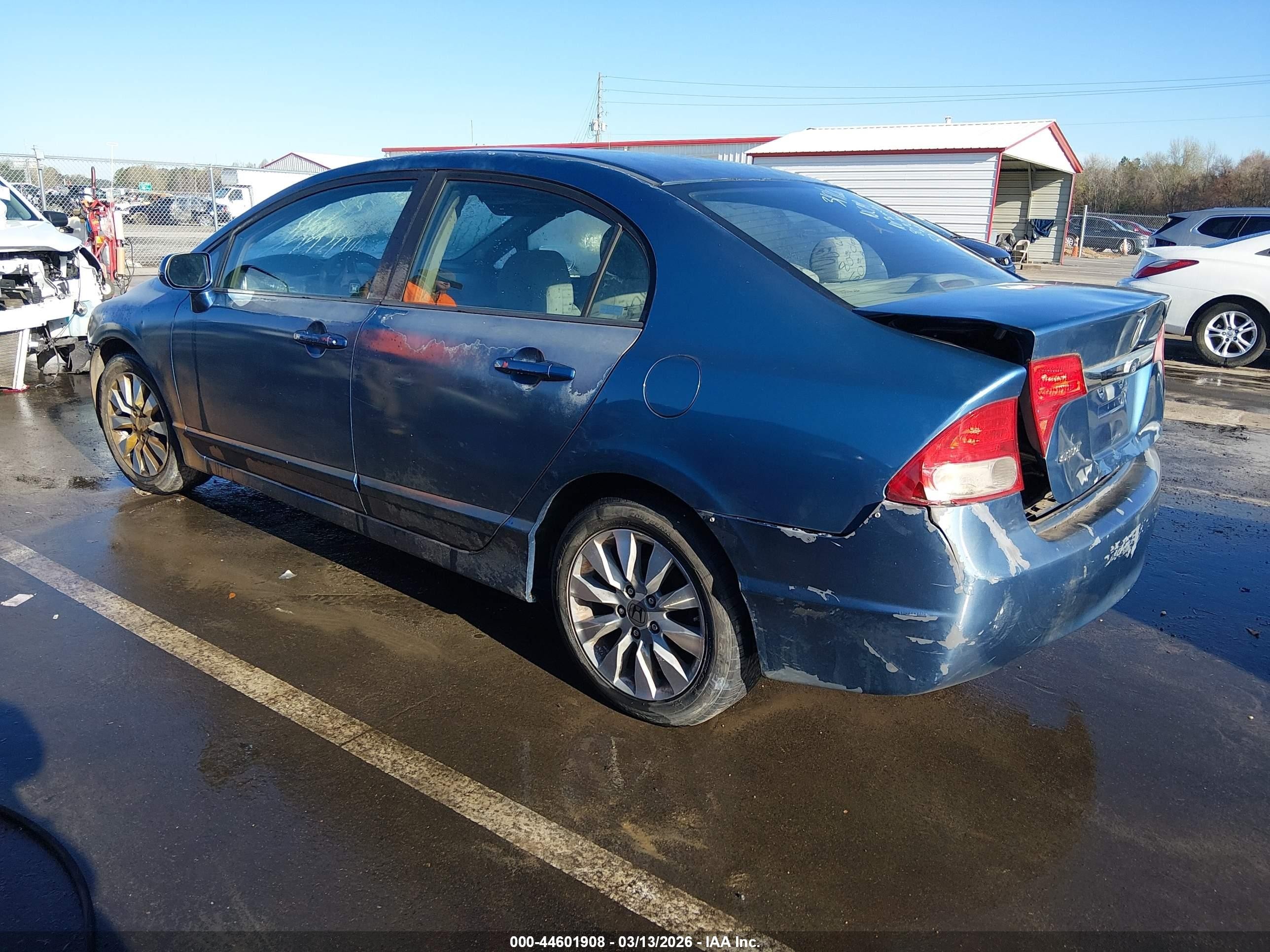 2009 Honda Civic Ex Blue vin: 2HGFA16859H537550