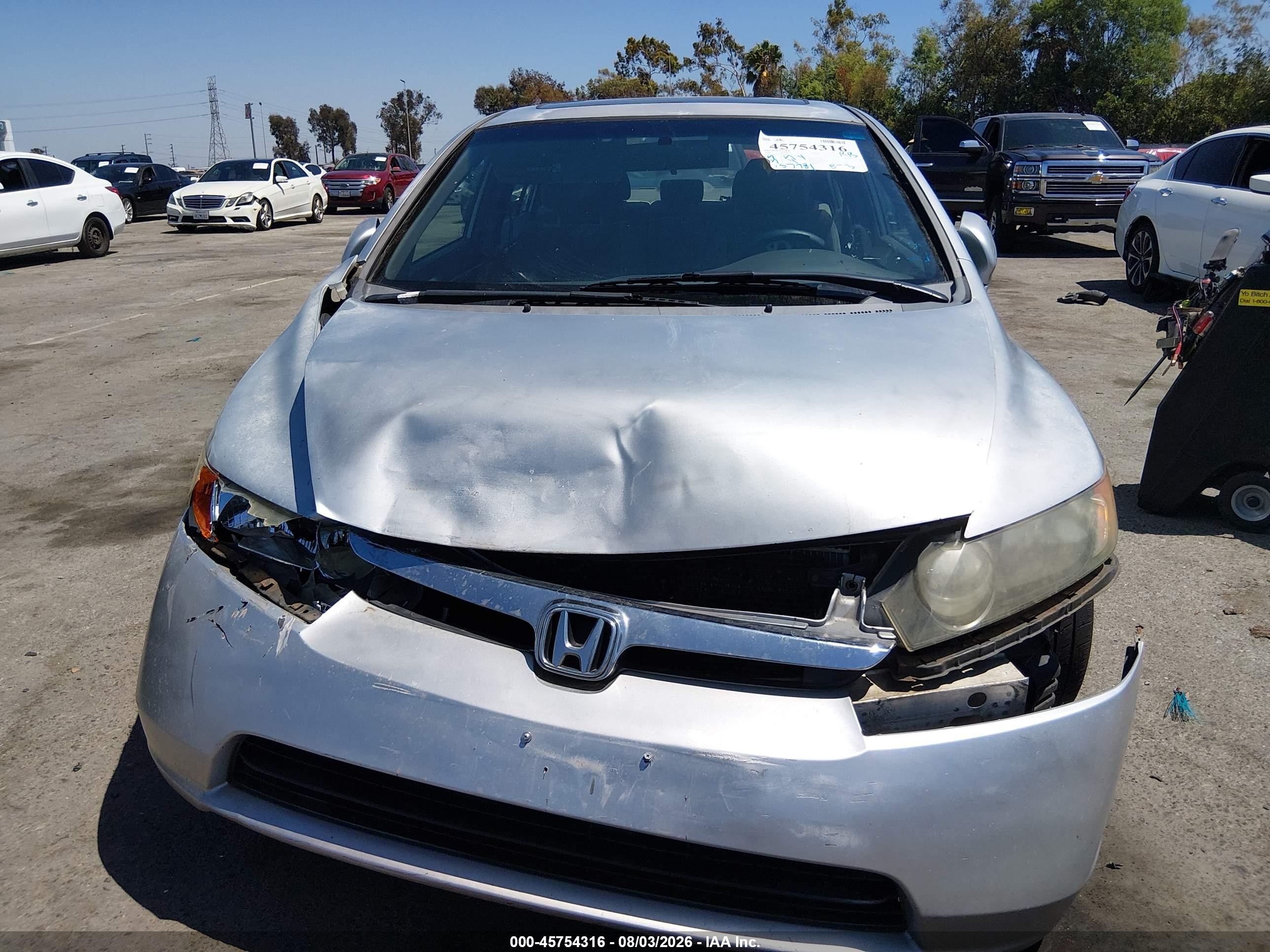 2006 Honda Civic Ex Silver vin: 2HGFA16866H503502