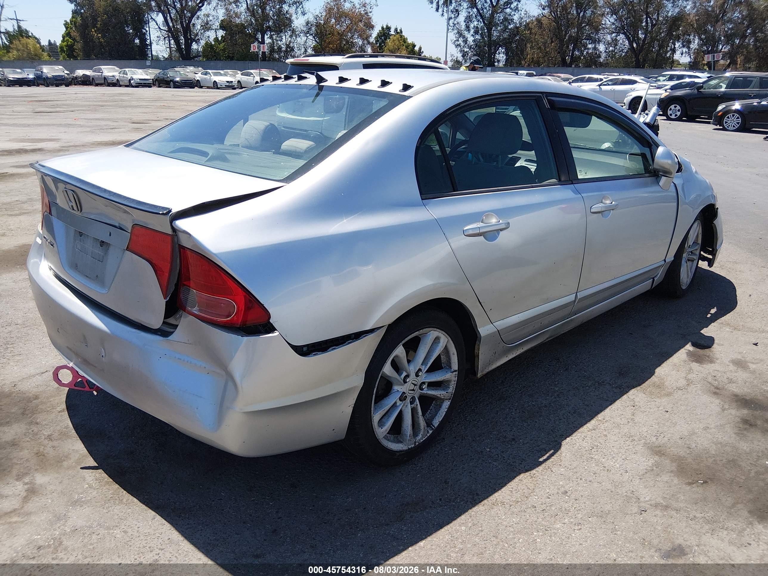 2006 Honda Civic Ex Silver vin: 2HGFA16866H503502