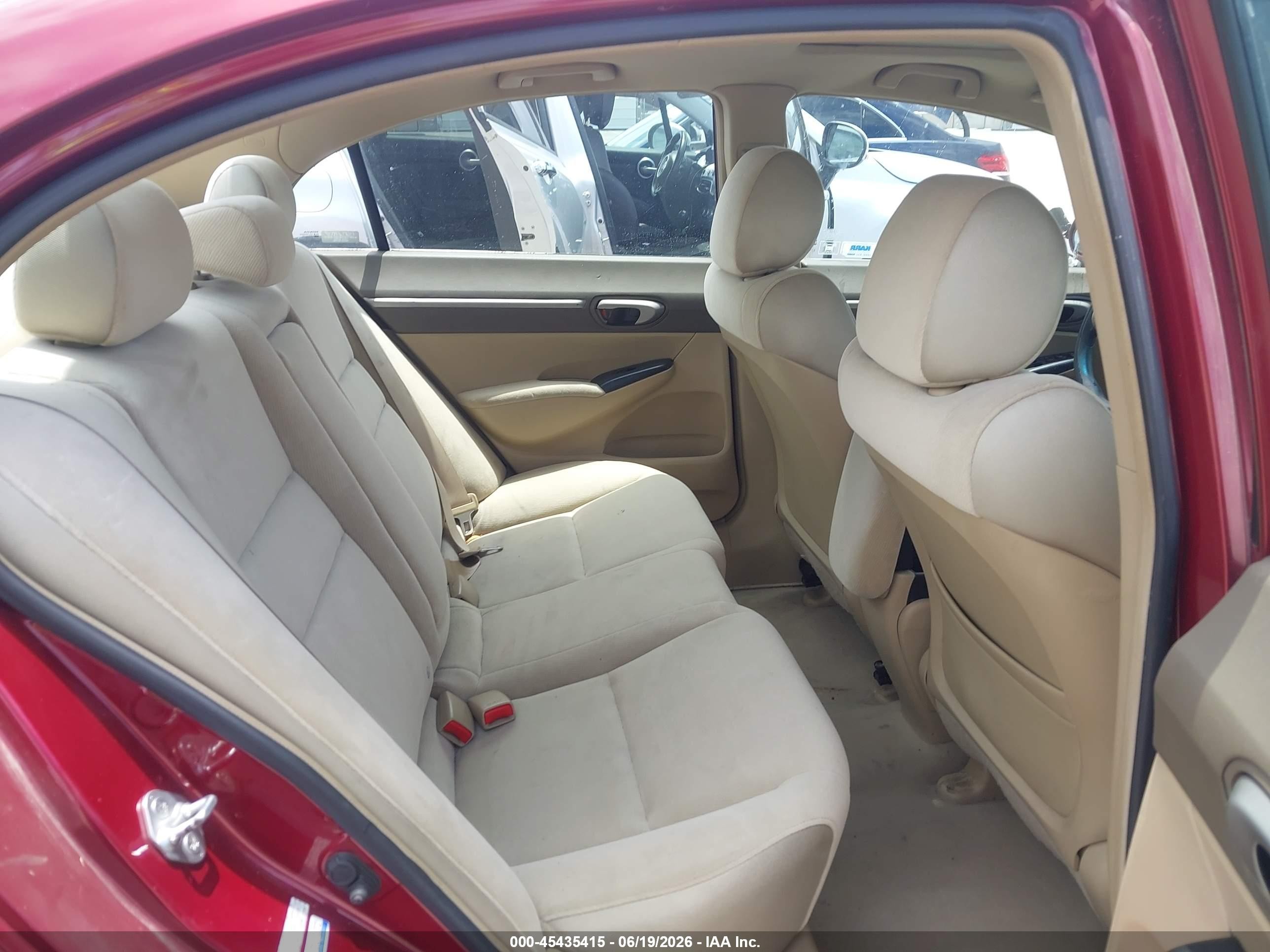 2008 Honda Civic Ex Бордовый vin: 2HGFA16868H534879