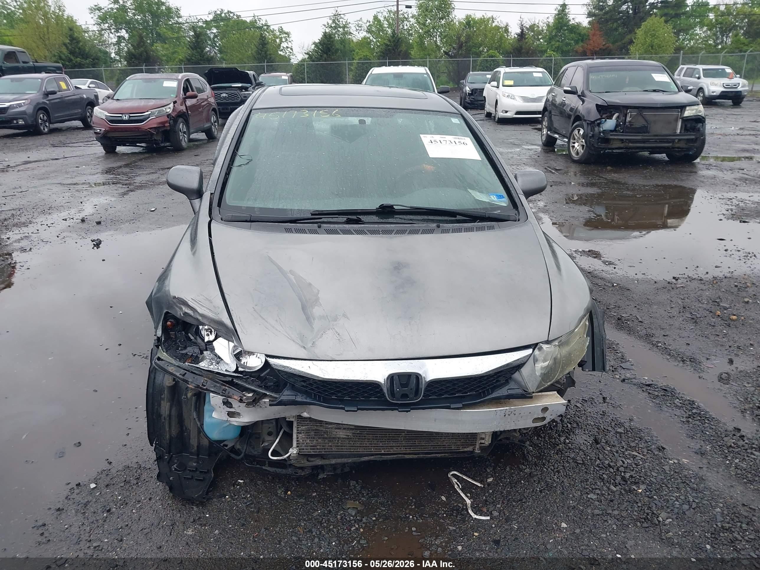 2009 Honda Civic Ex Серый vin: 2HGFA16869H530669