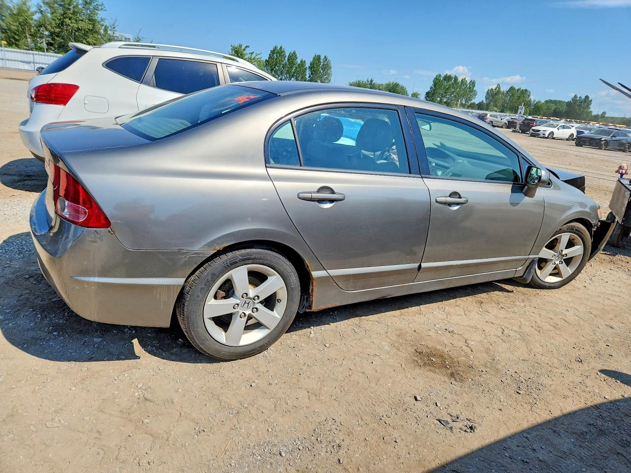 2007 Honda Civic Ex Gray vin: 2HGFA16877H019680