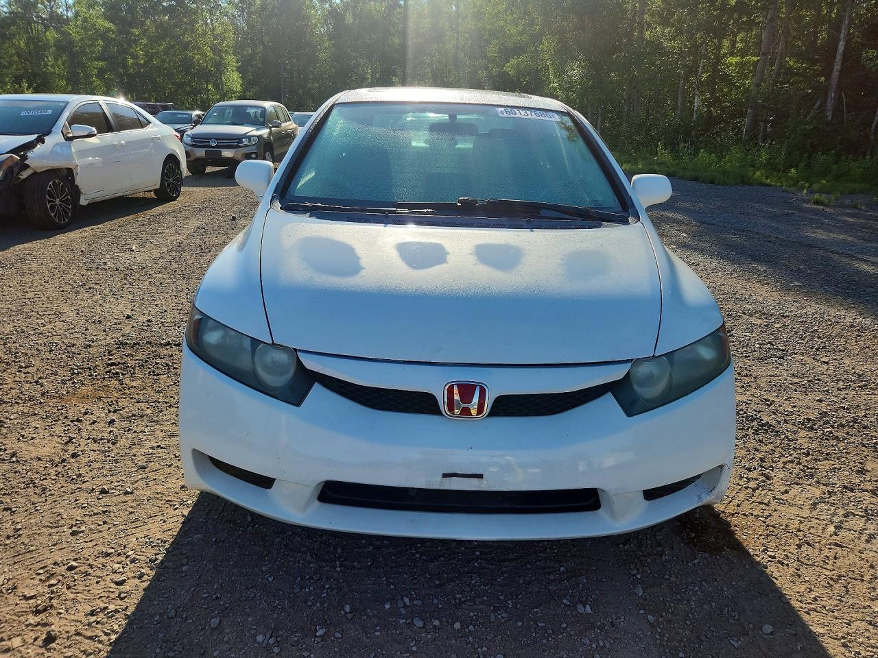 2007 Honda Civic Ex White vin: 2HGFA16877H104681