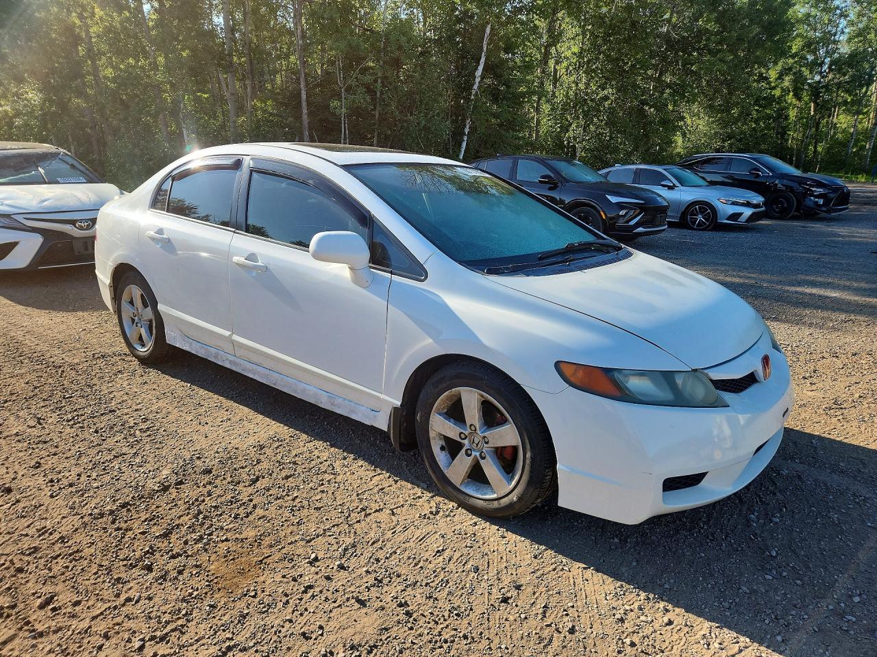 2007 Honda Civic Ex White vin: 2HGFA16877H104681