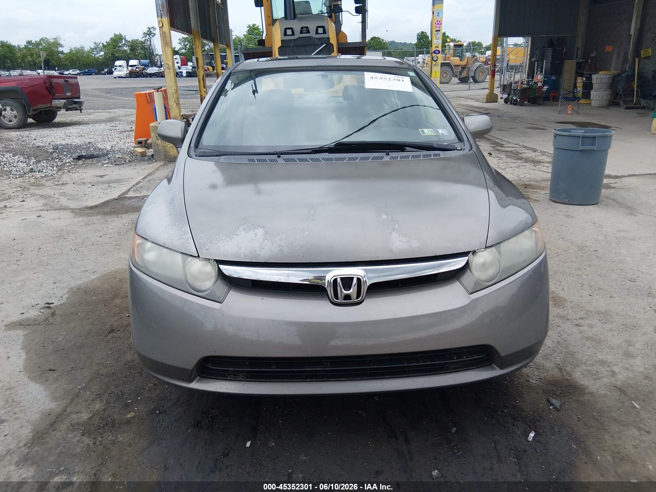 2007 Honda Civic Ex Gray vin: 2HGFA16877H506166