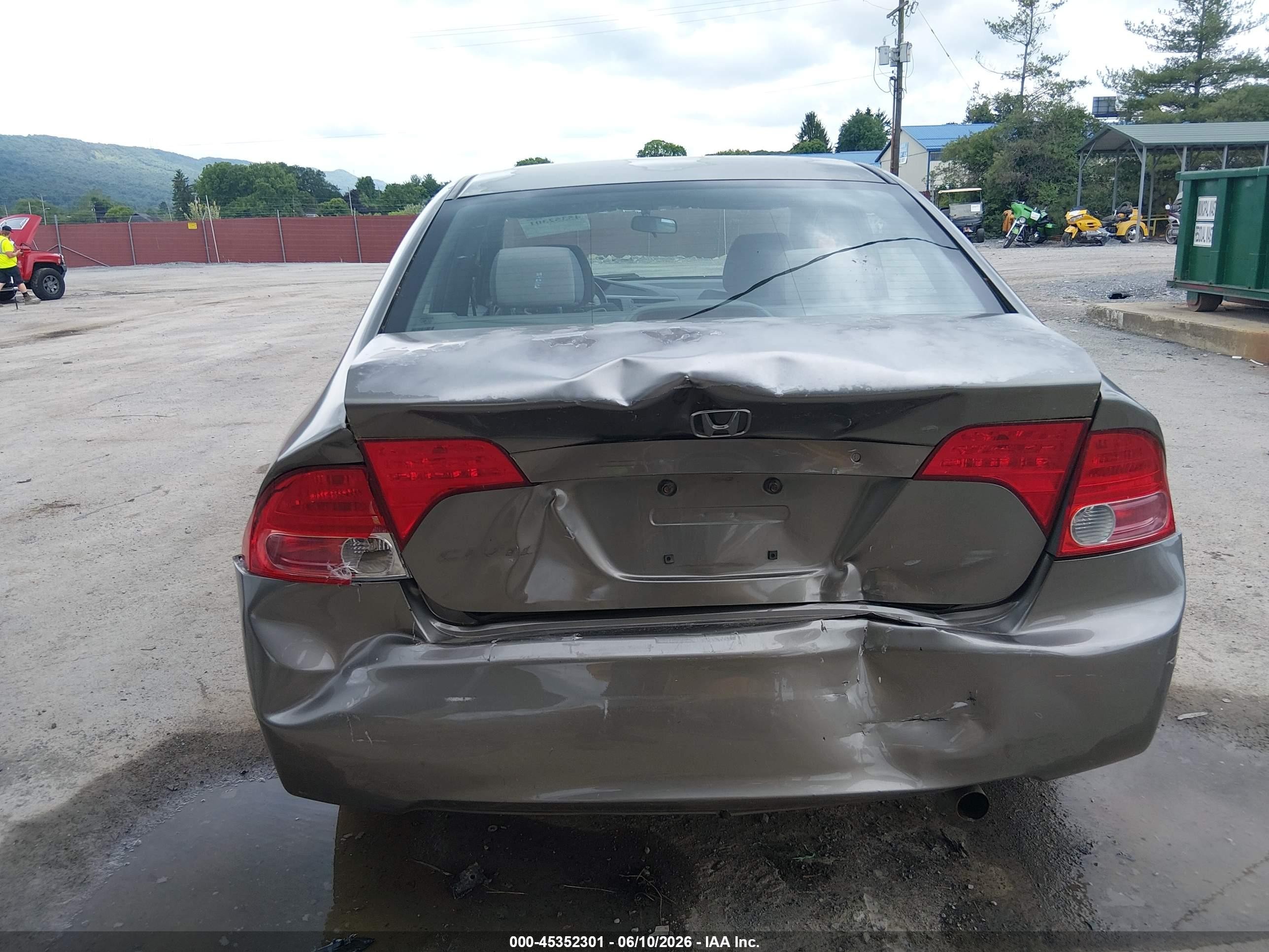 2007 Honda Civic Ex Gray vin: 2HGFA16877H506166