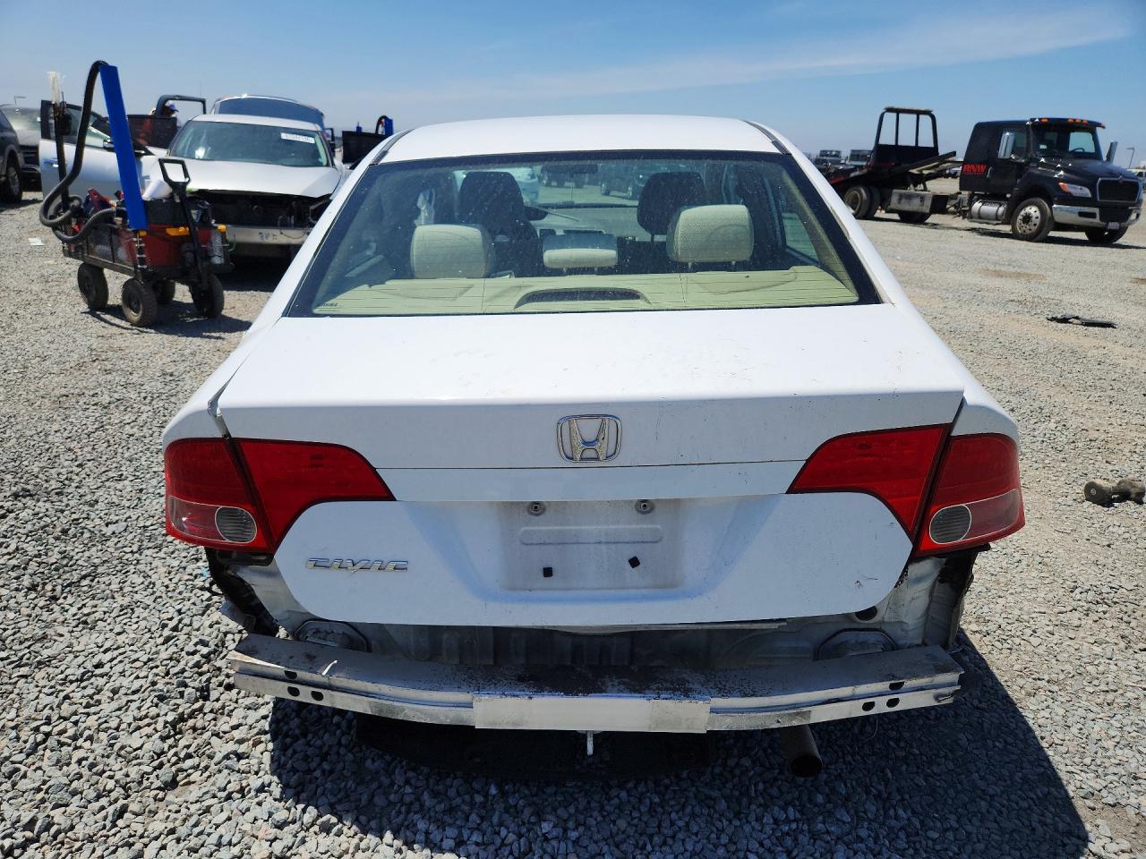 2008 Honda Civic Ex White vin: 2HGFA16878H508131