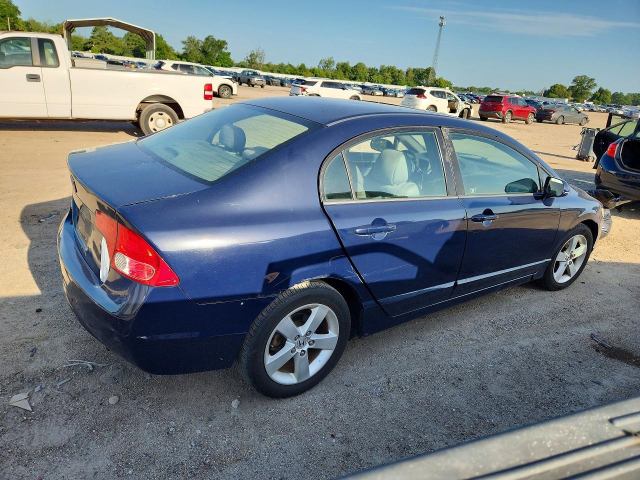 2008 Honda Civic Ex Blue vin: 2HGFA16878H536222