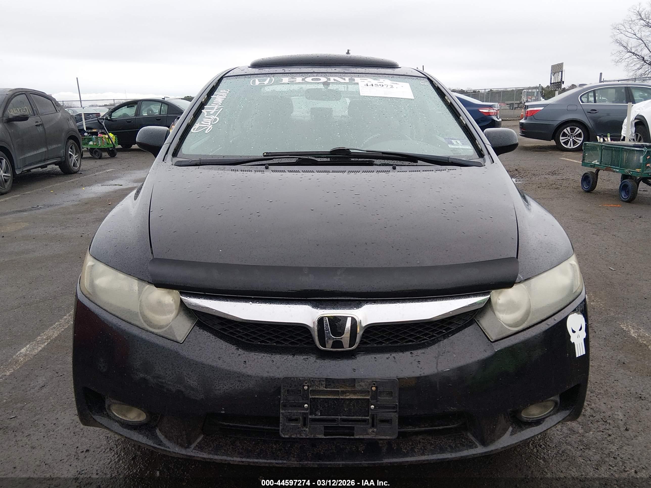 2009 Honda Civic Ex Black vin: 2HGFA16879H320310