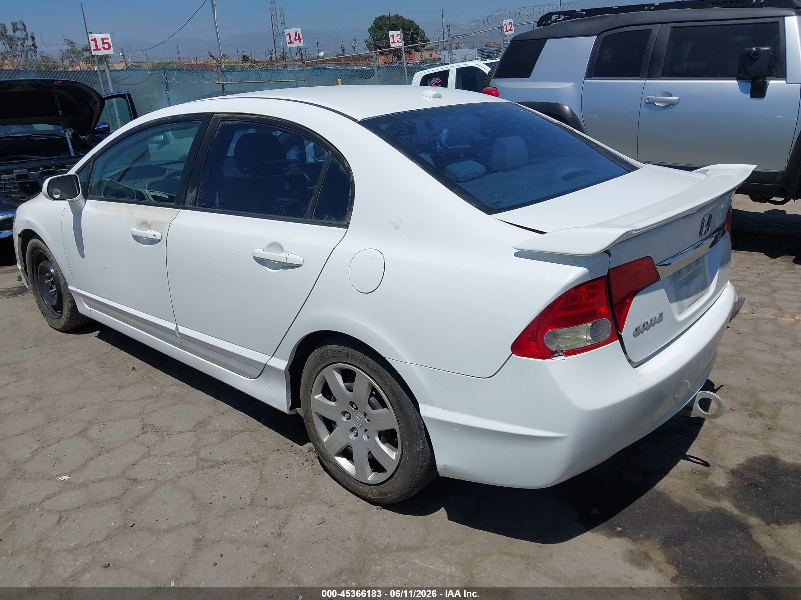 2009 Honda Civic Ex White vin: 2HGFA16879H336233