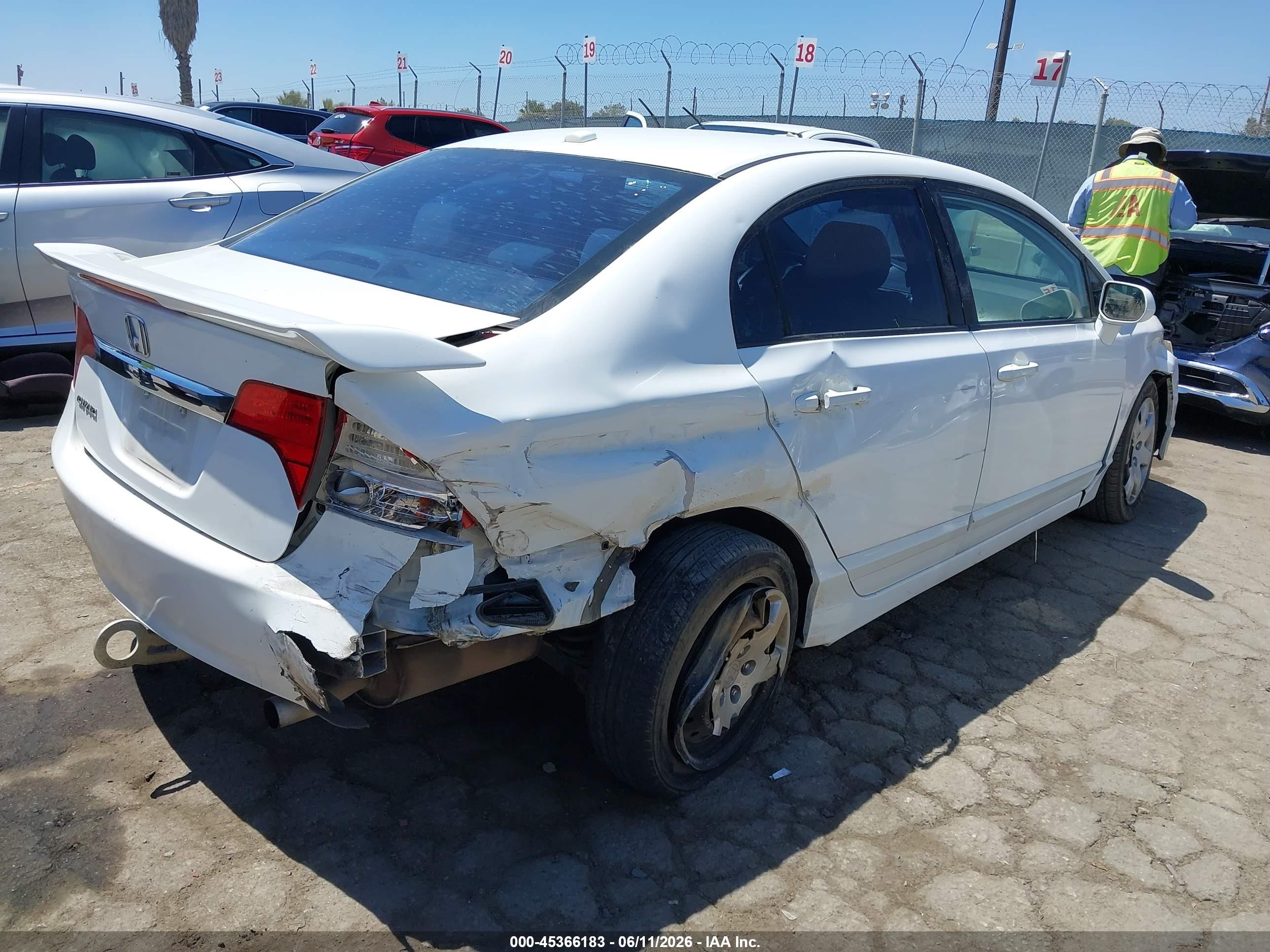 2009 Honda Civic Ex White vin: 2HGFA16879H336233
