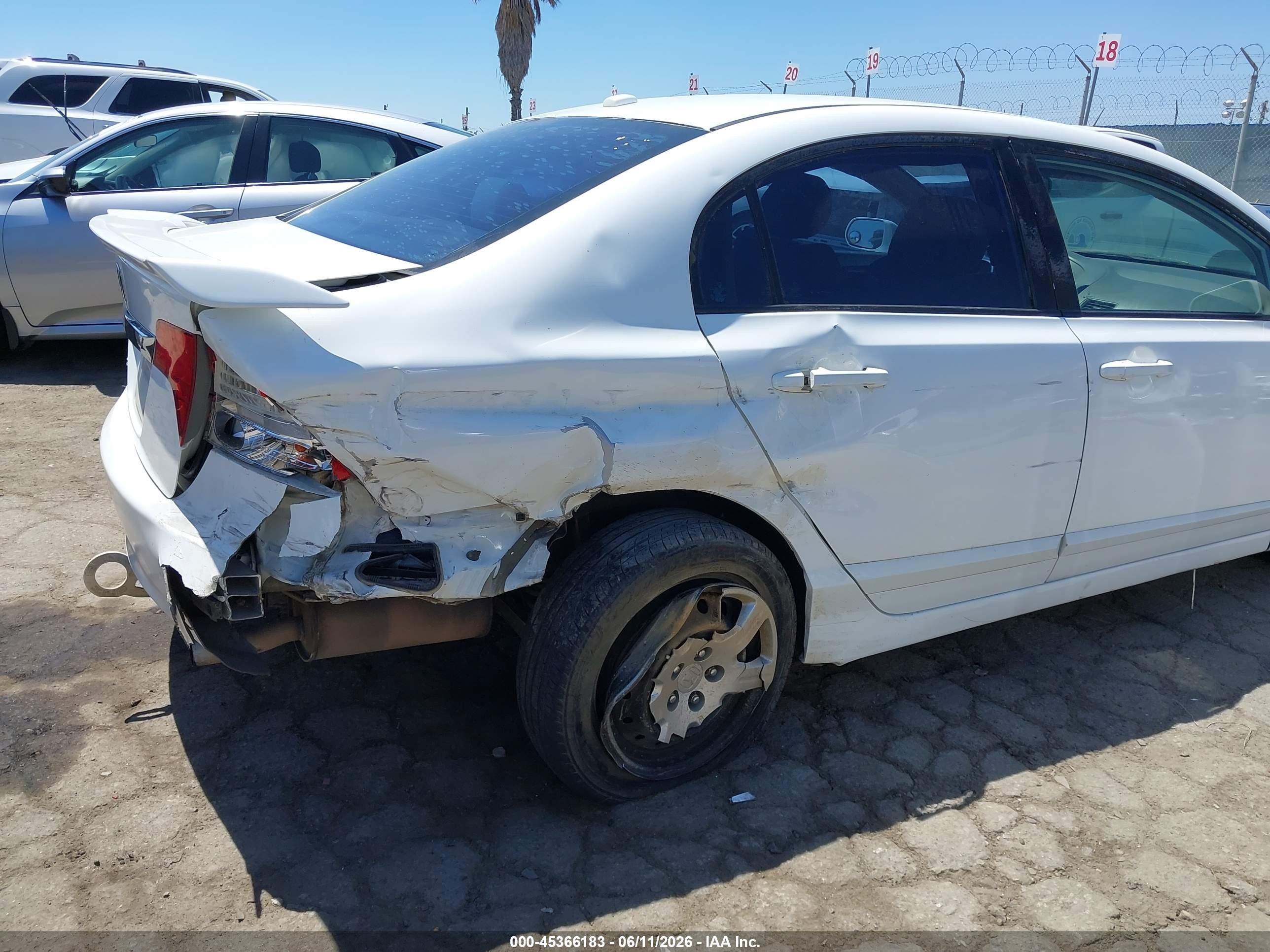 2009 Honda Civic Ex White vin: 2HGFA16879H336233