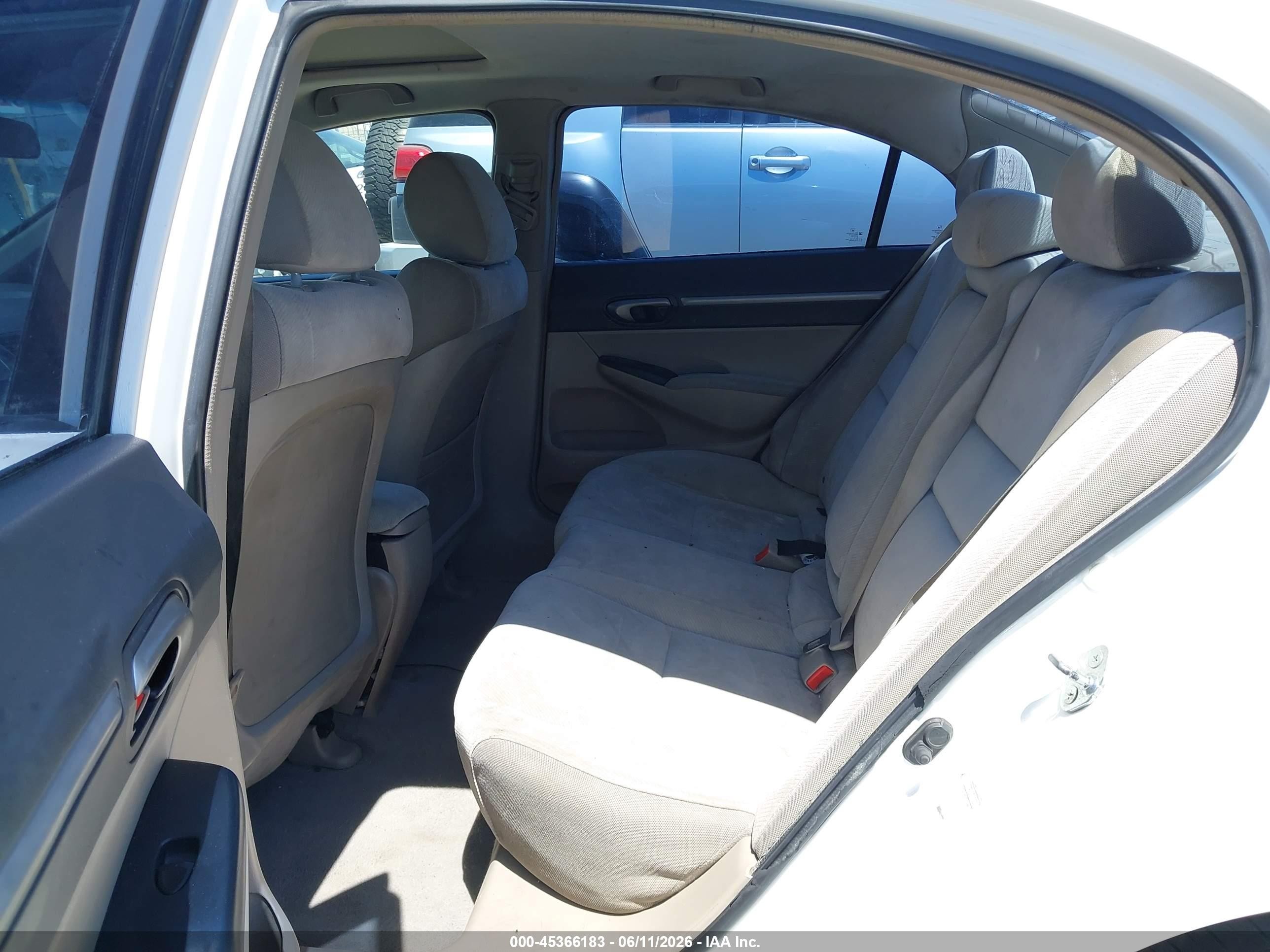 2009 Honda Civic Ex White vin: 2HGFA16879H336233