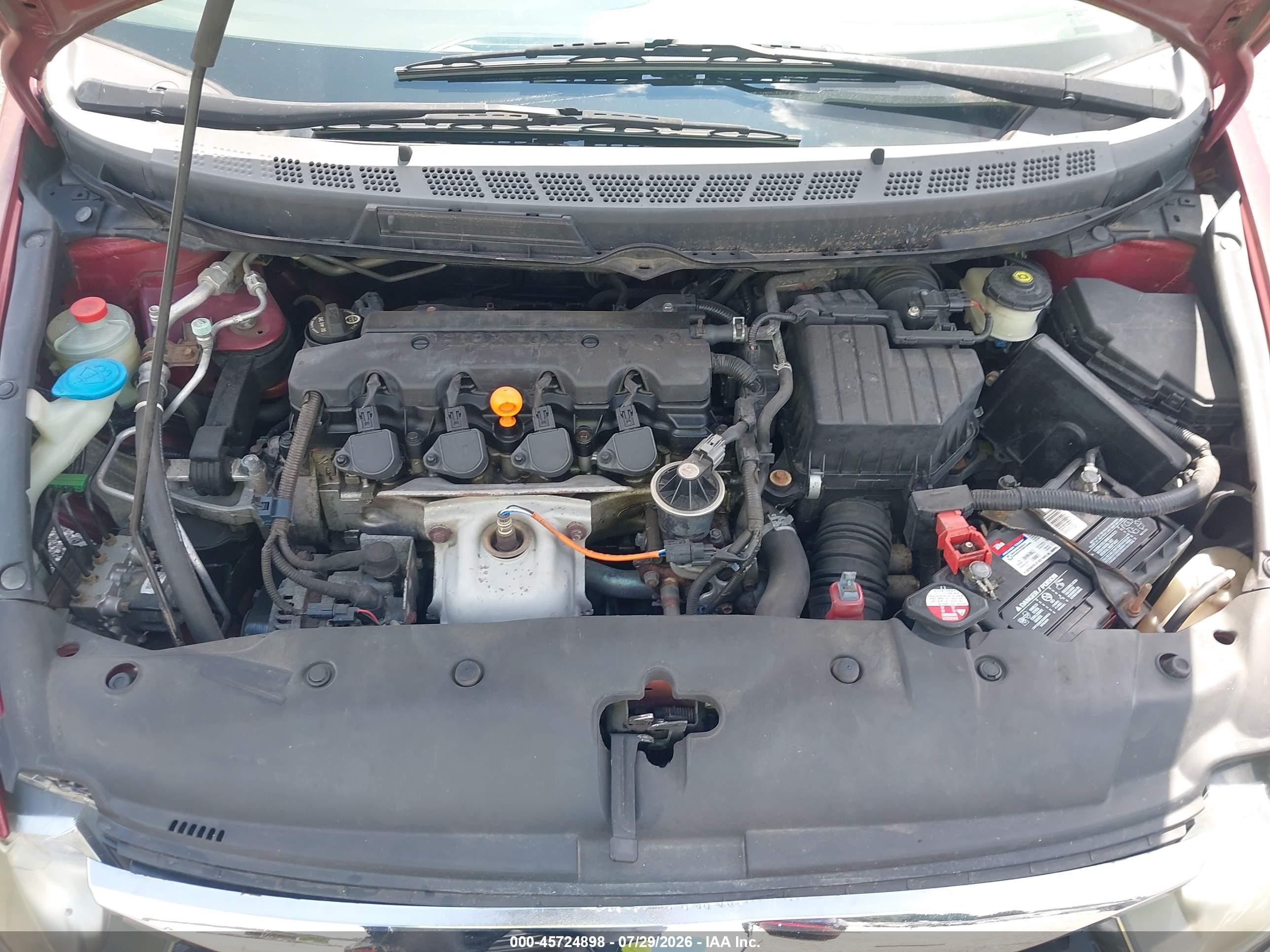 2009 Honda Civic Ex Красный vin: 2HGFA16879H354439